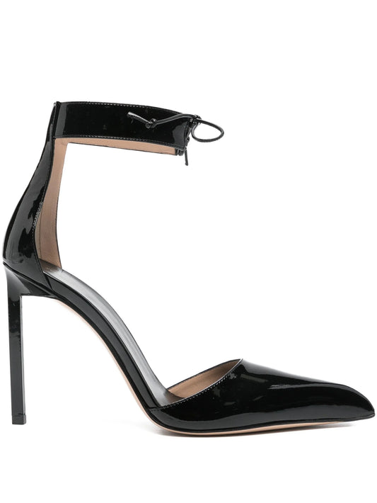 105mm patent leather pumps