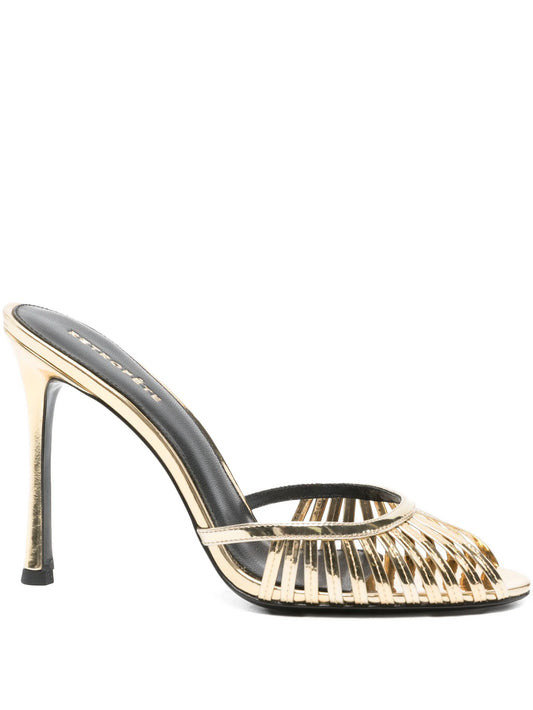 105mm Allistair metallic-effect mules