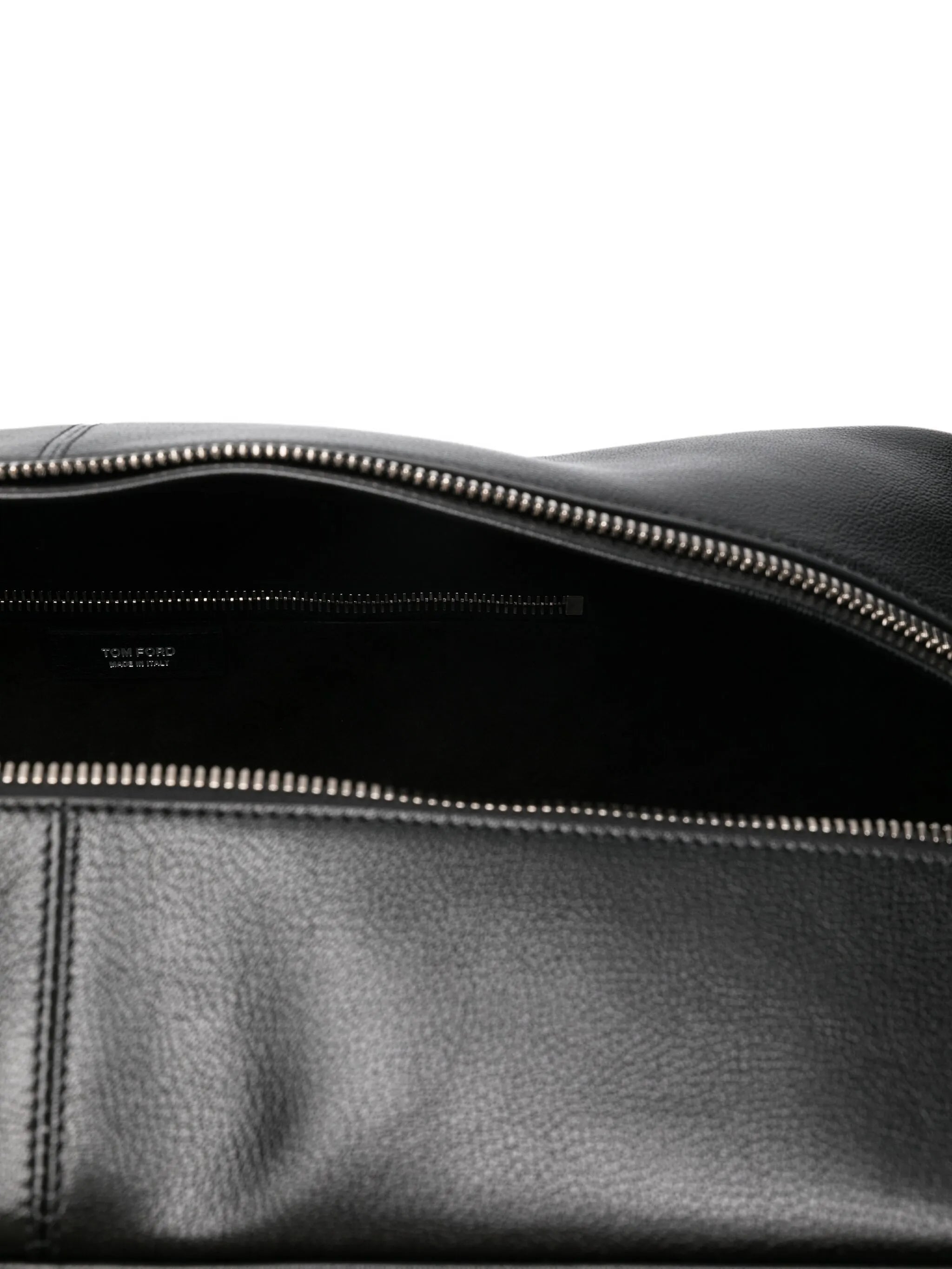leather padlock holdall
