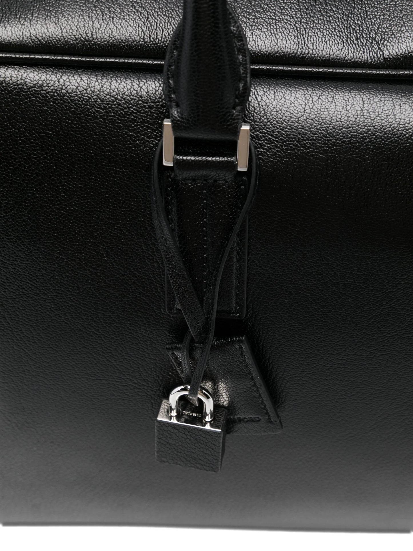 leather padlock holdall