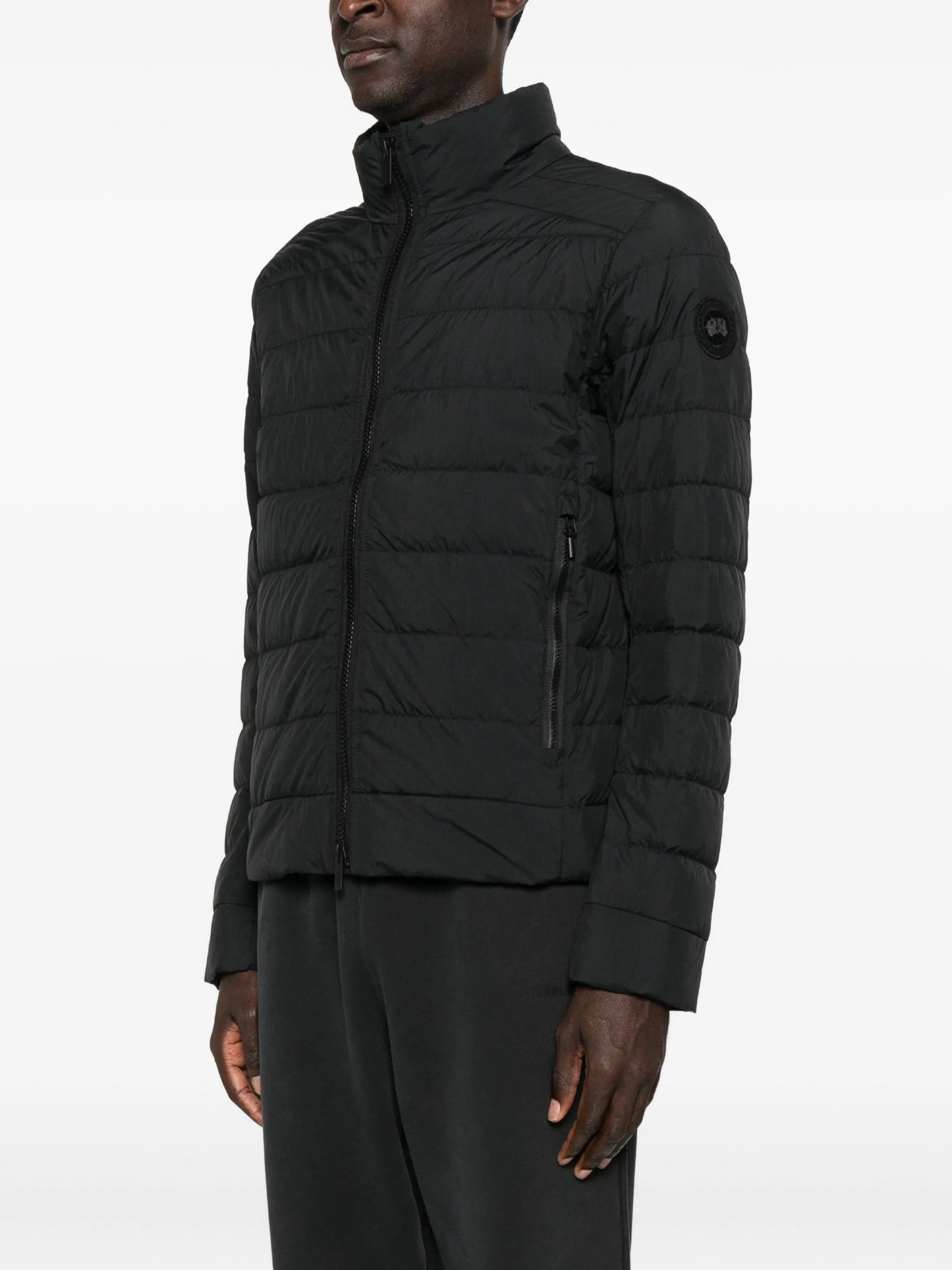 Crofton quilted zip-front jacket