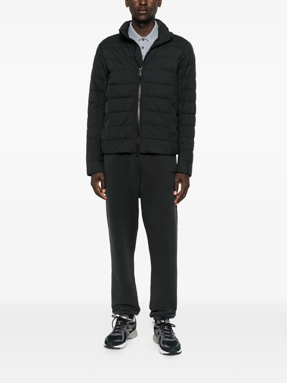 Crofton quilted zip-front jacket