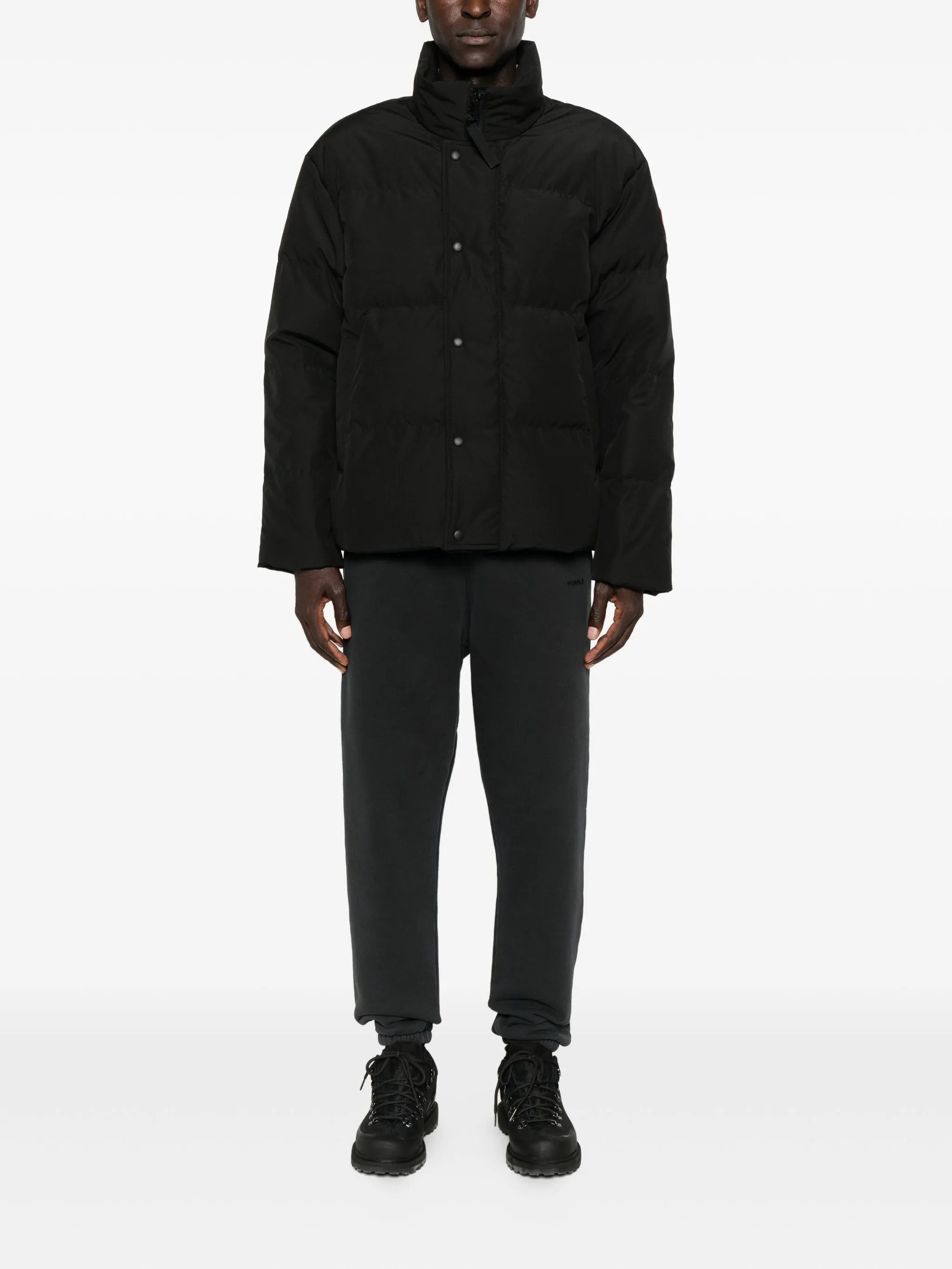 Bayview quilted parka coat