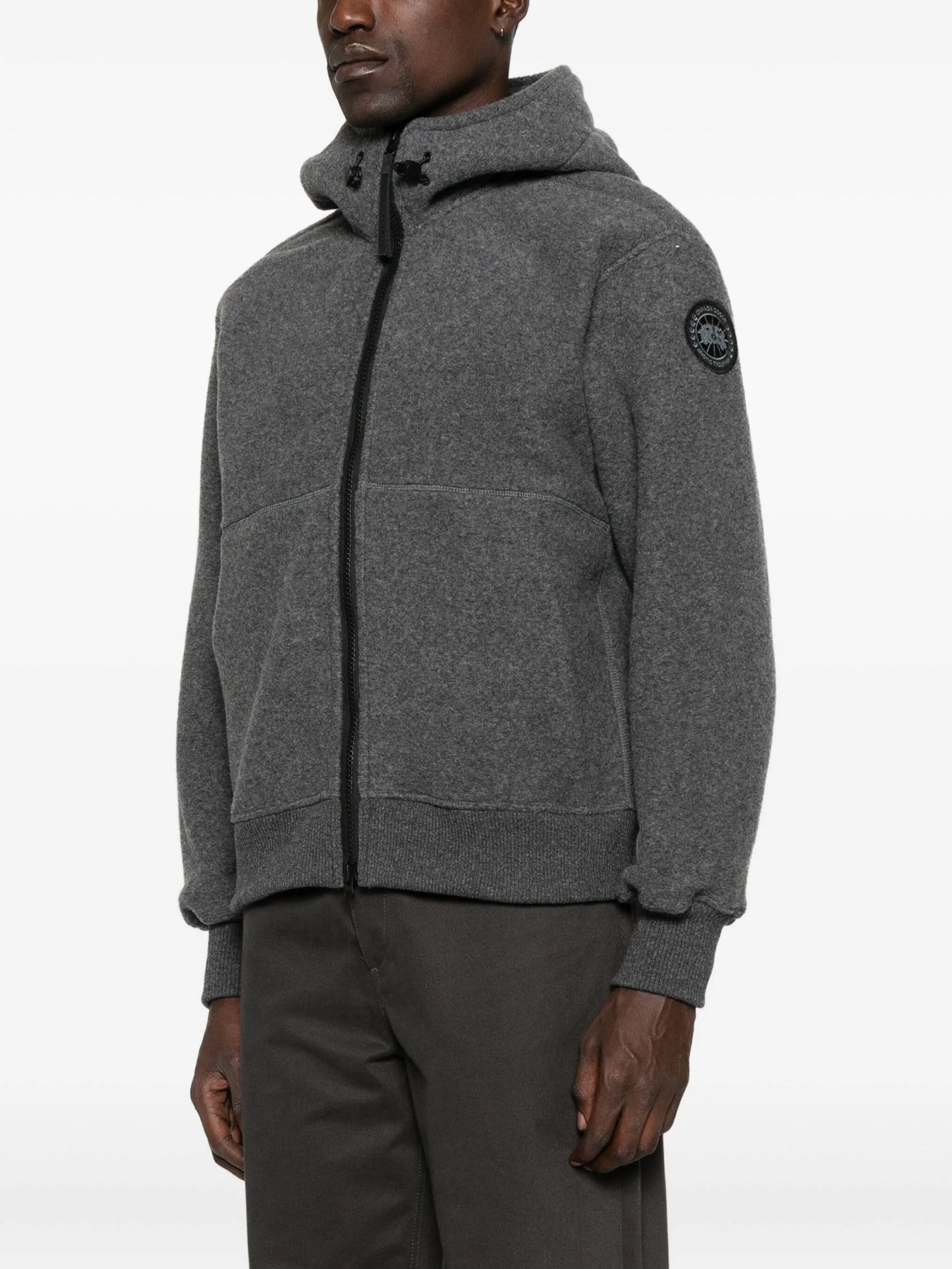 hooded bomber jacket
