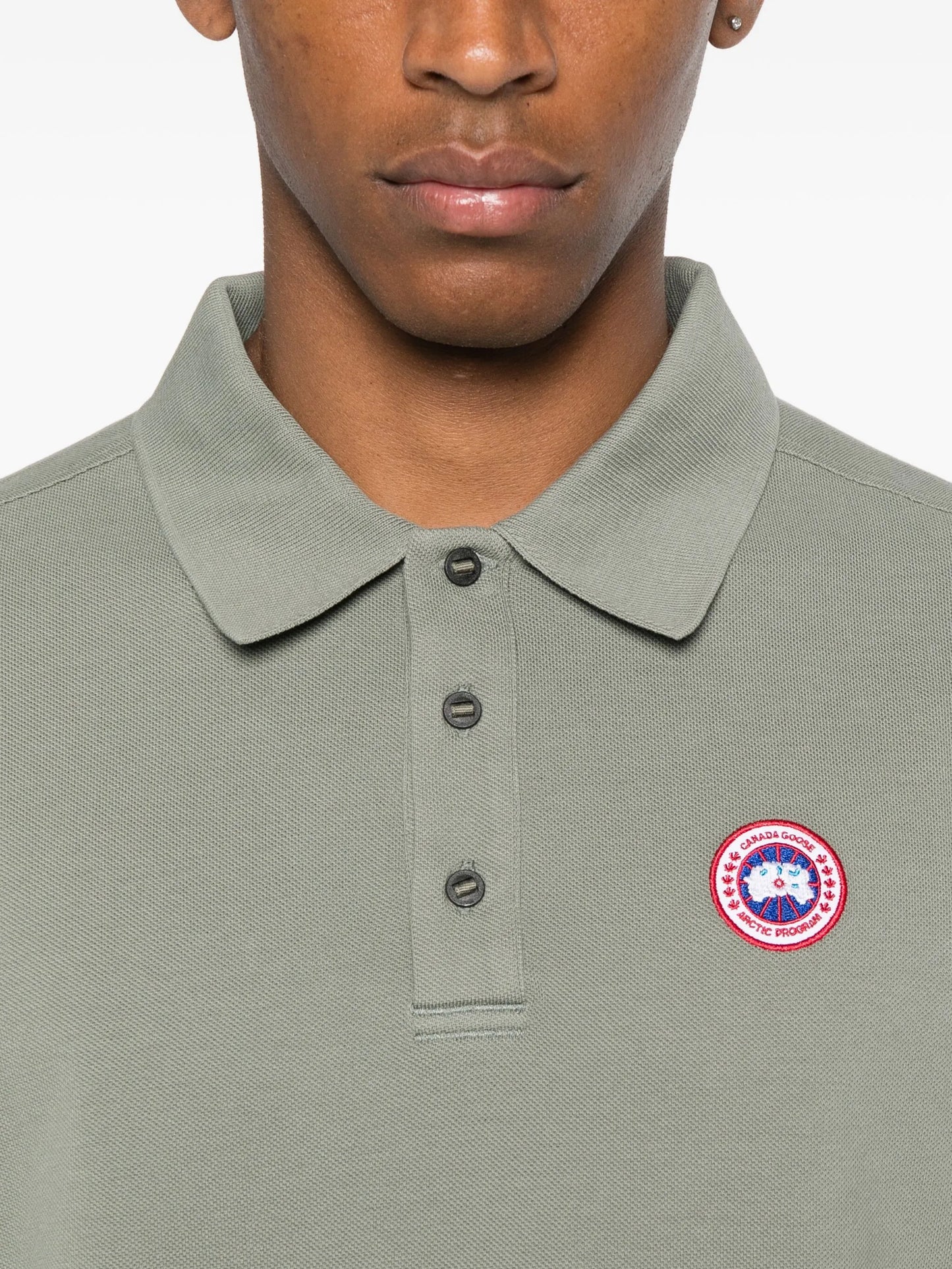 Beckley logo-patch polo shirt