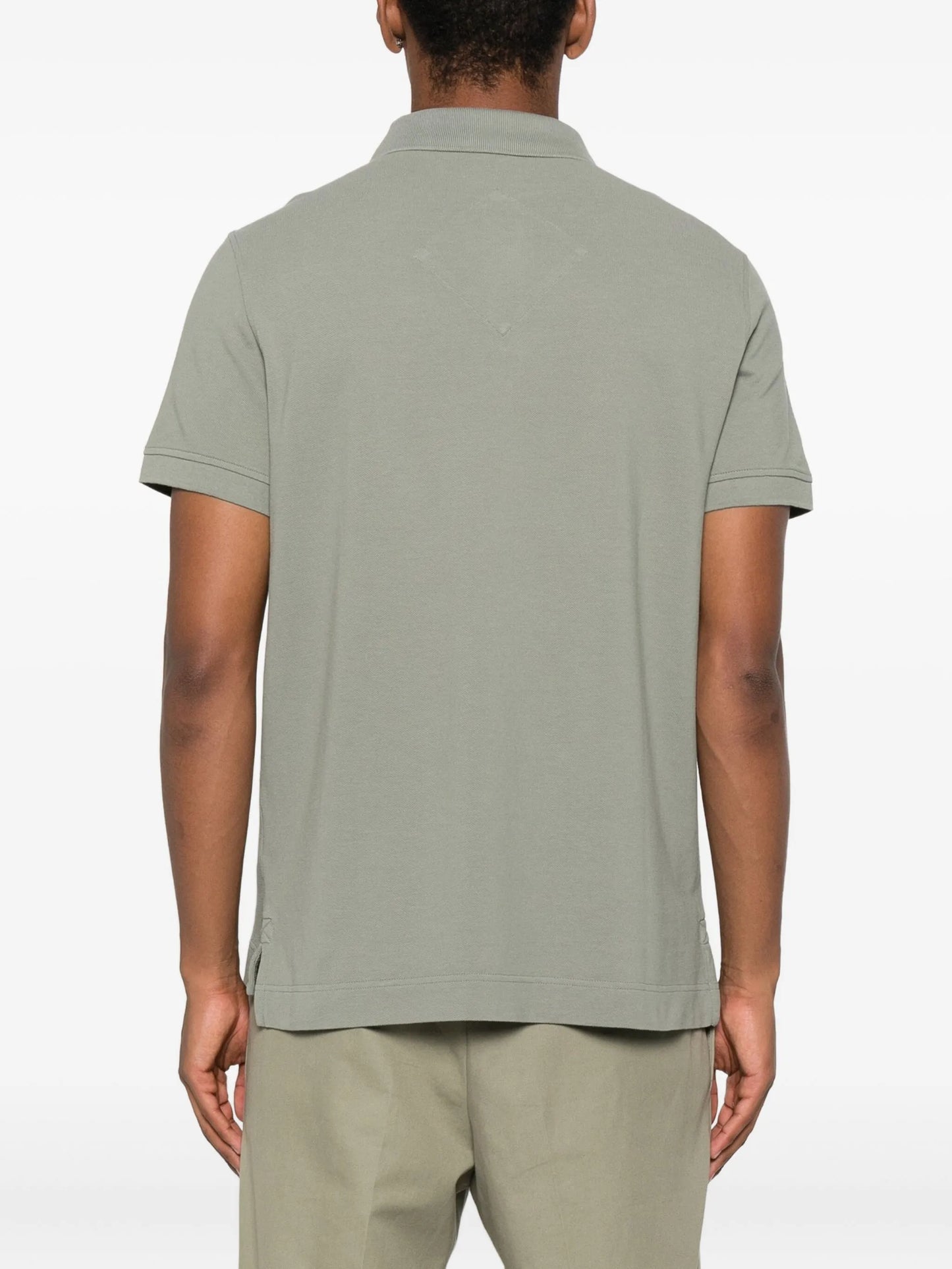 Beckley logo-patch polo shirt