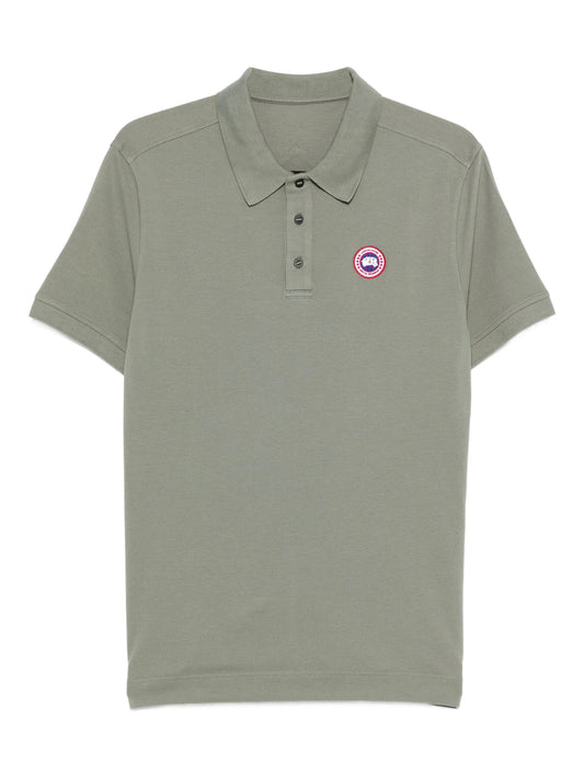 Beckley logo-patch polo shirt