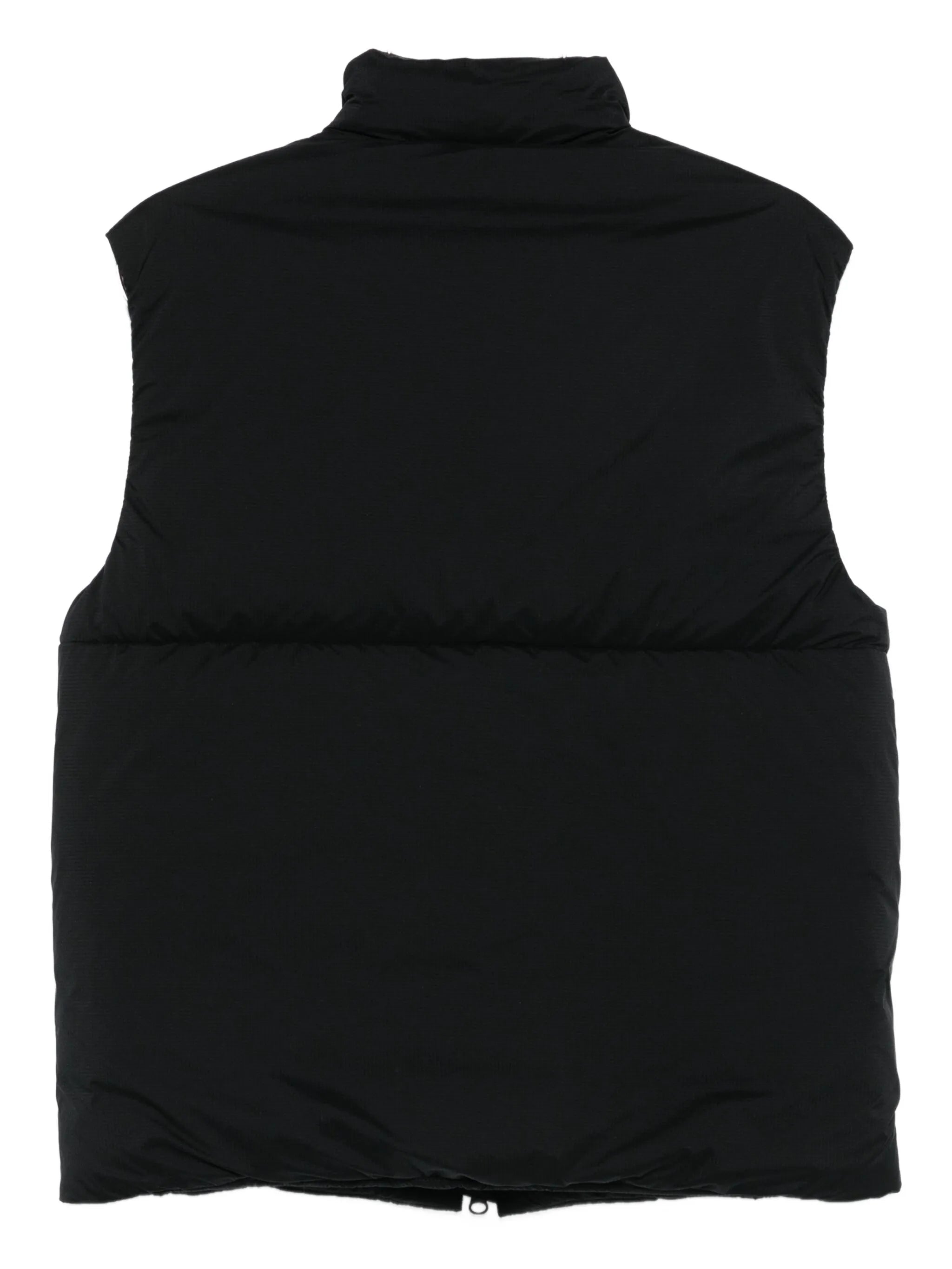 Lodge logo-patch quilted gilet