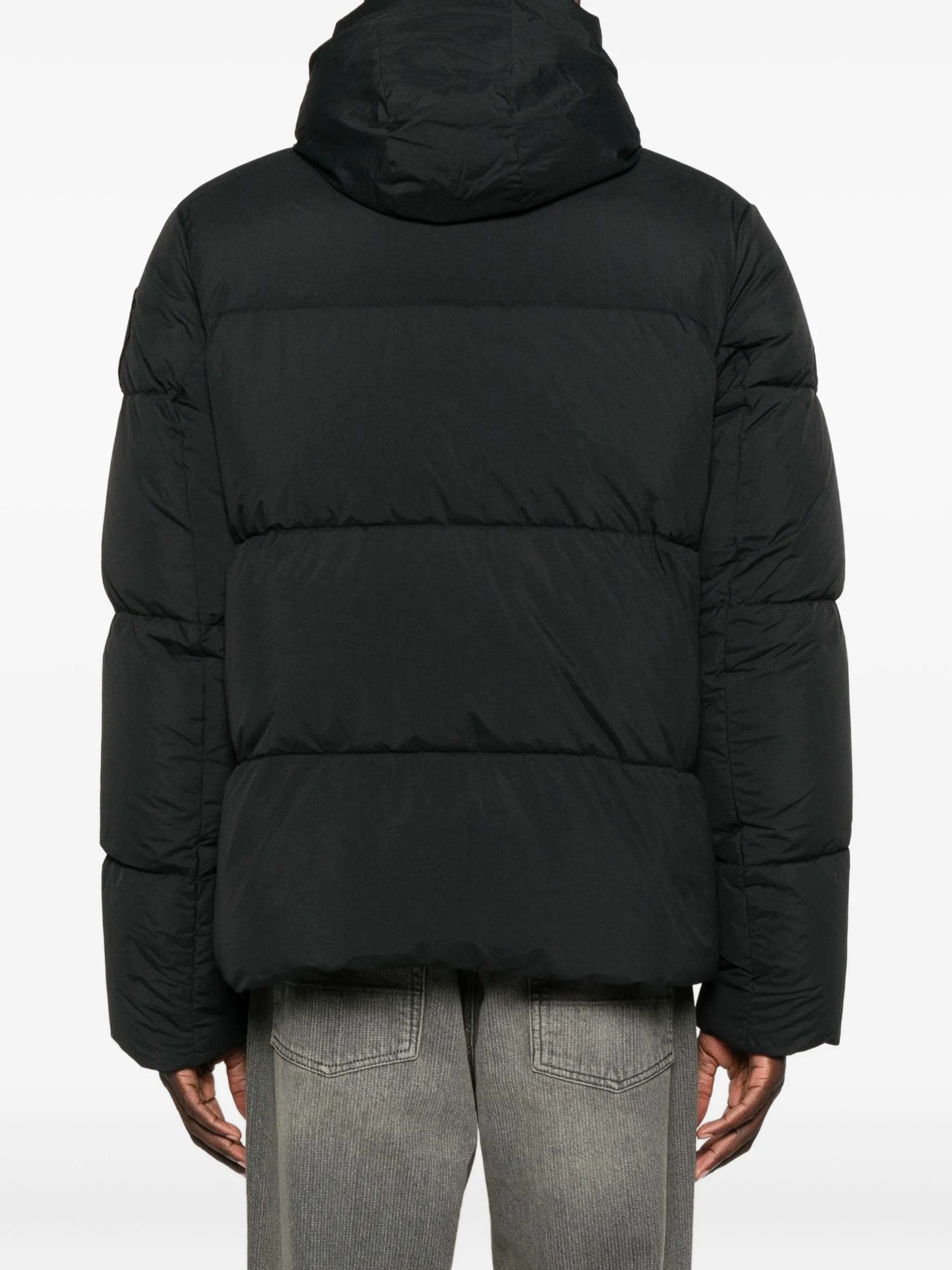 Crofton logo-motif puffer jacket
