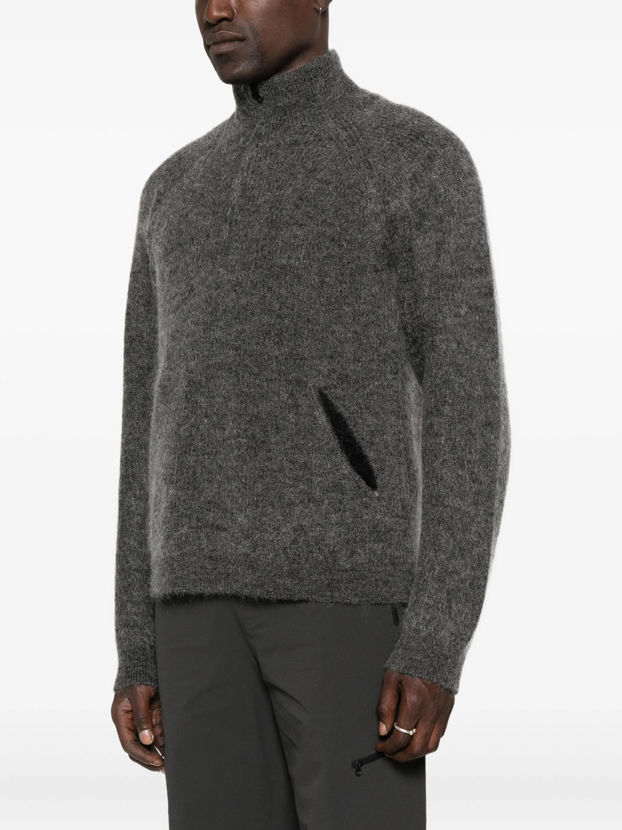 Essence high-neck jumper