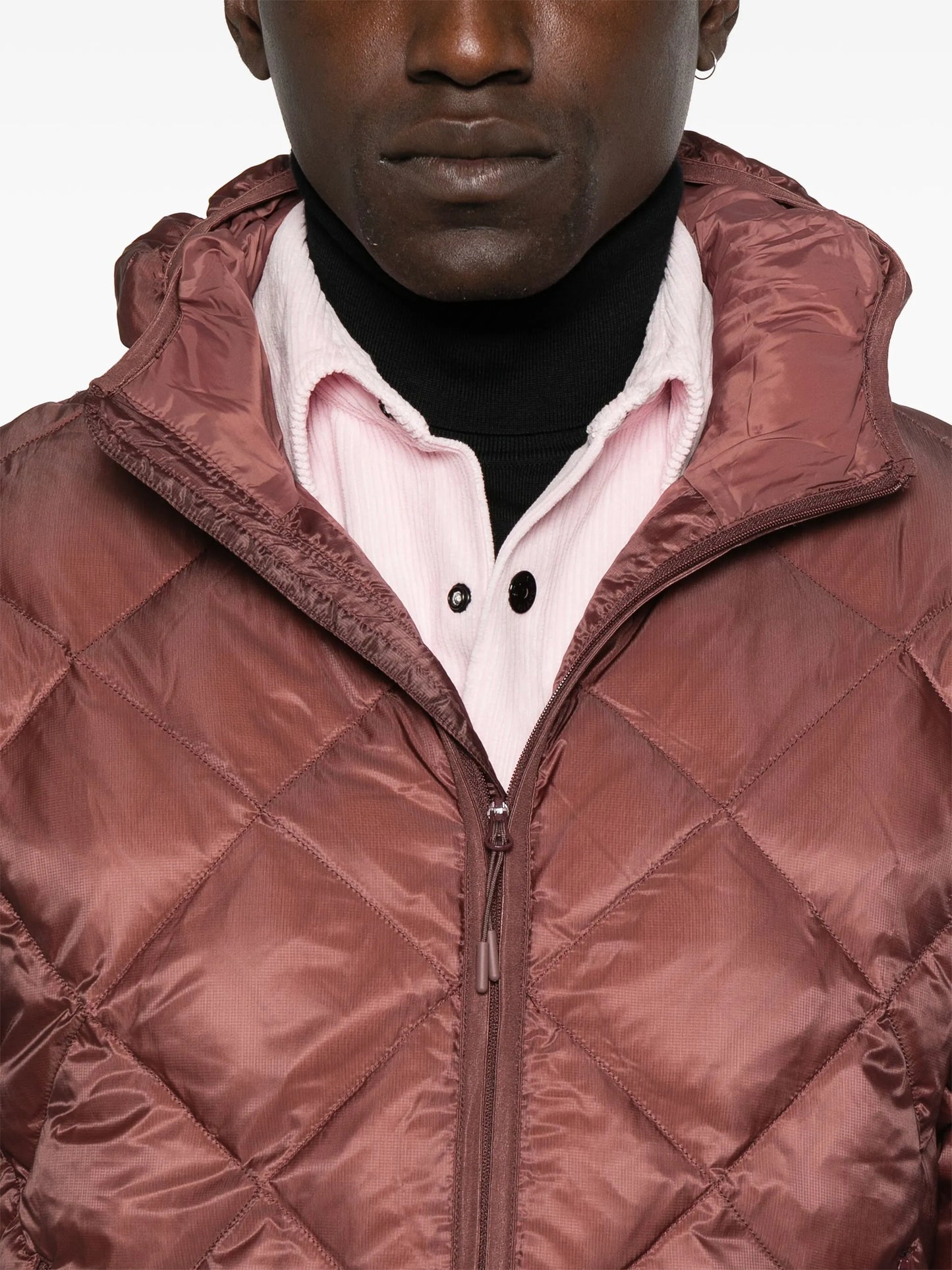 hooded quilted jacket