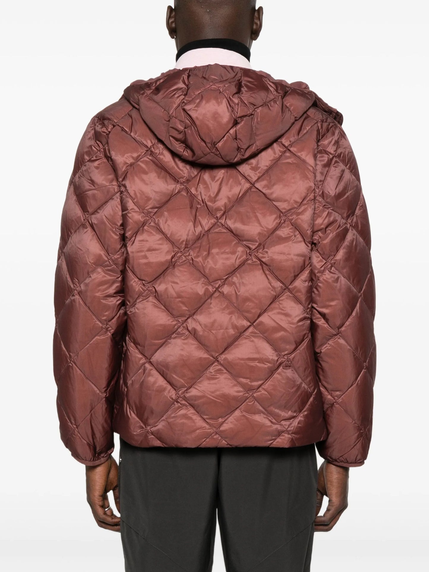 hooded quilted jacket