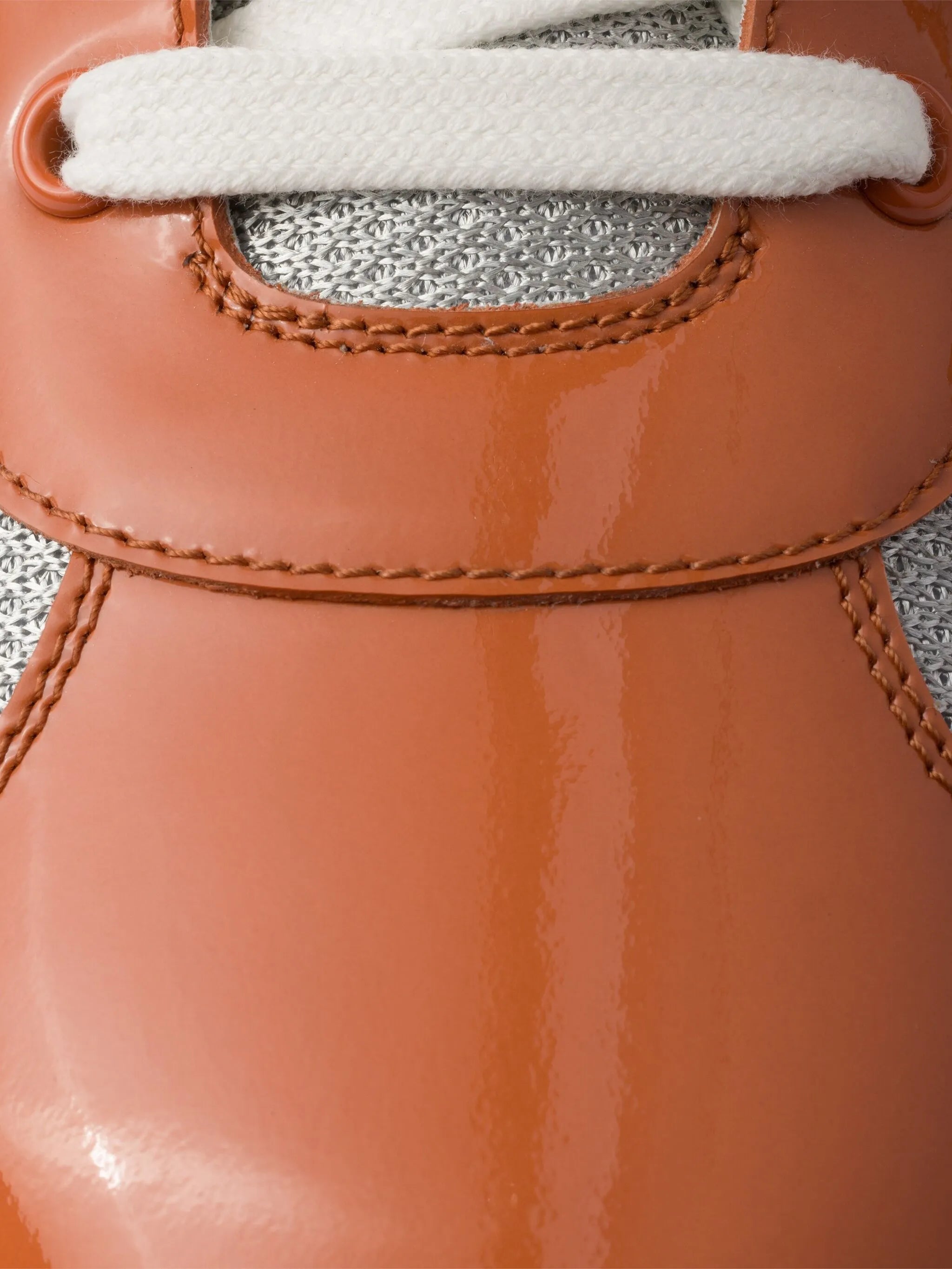 patent leather and technical fabric America's cup sneakers