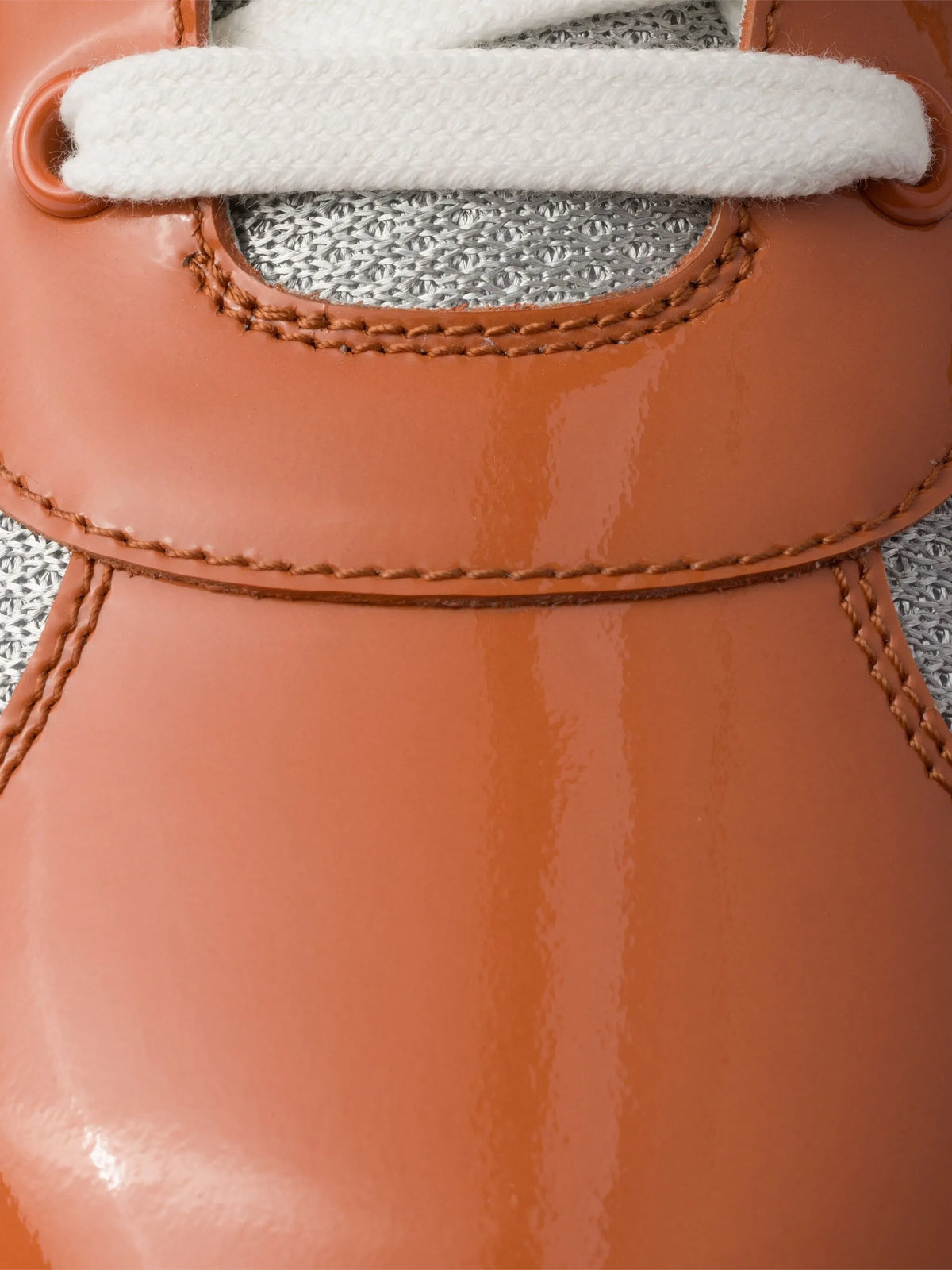 patent leather and technical fabric America's cup sneakers