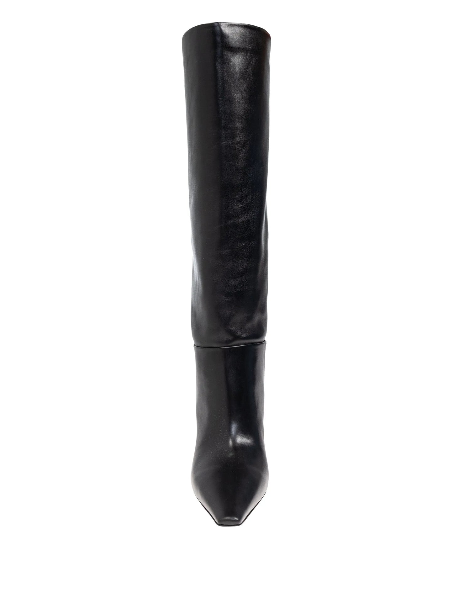 leather knee-high boots
