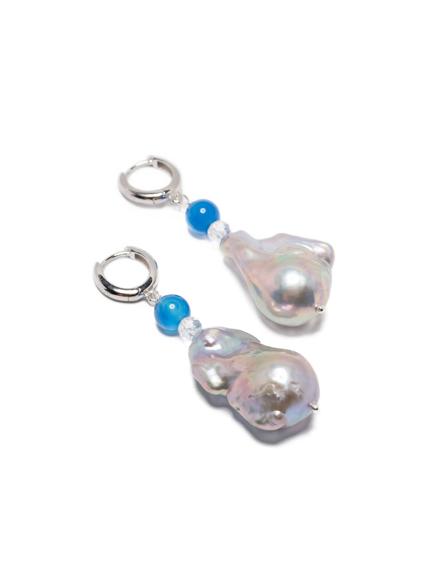 sterling silver Host pearl earrings