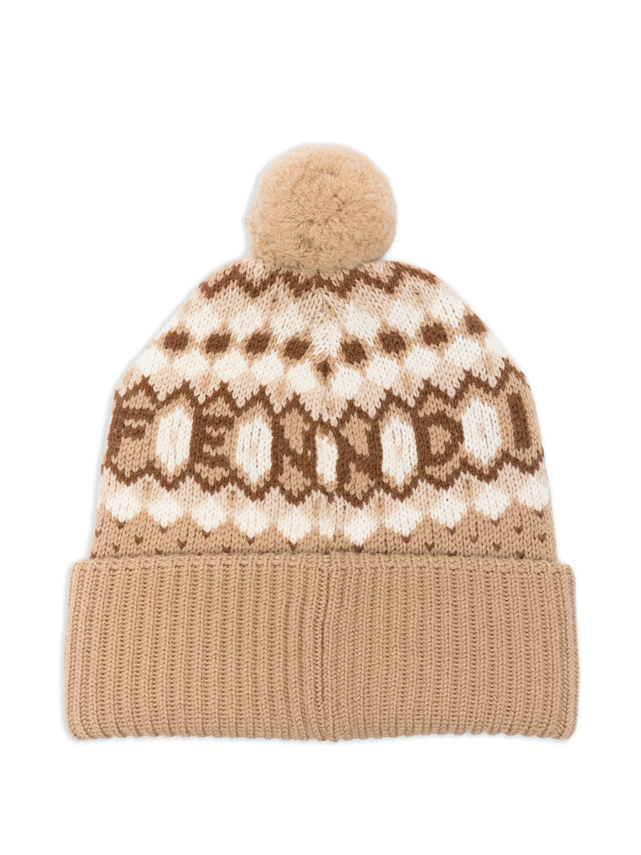 pompom nordic beanie