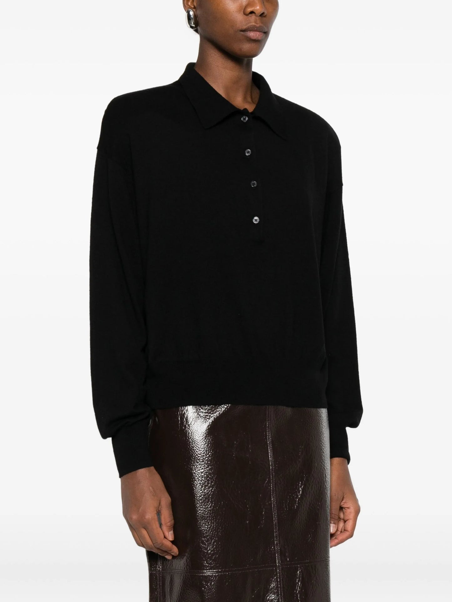 long sleeve polo shirt