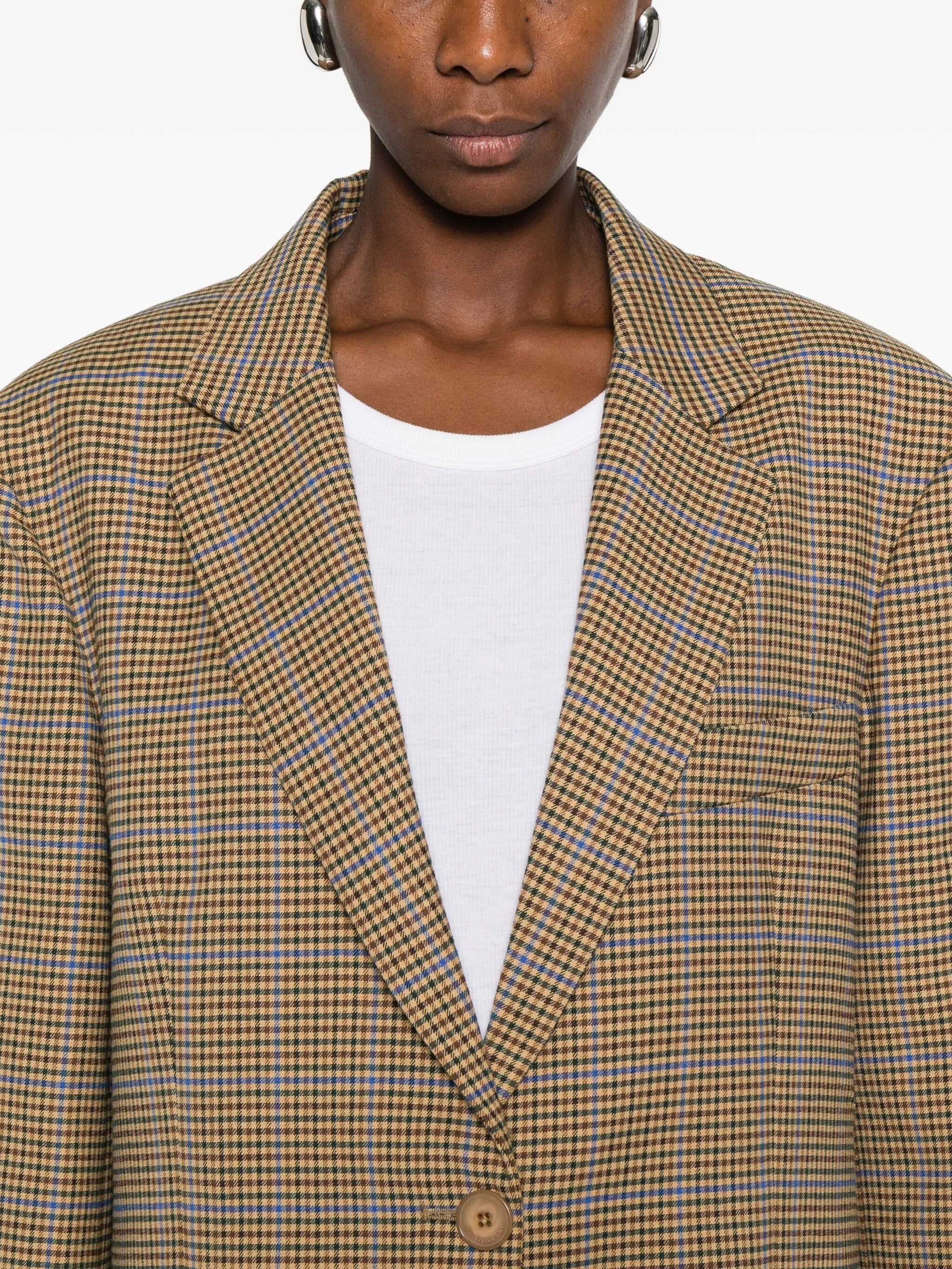 Lyra houndstooth check blazer