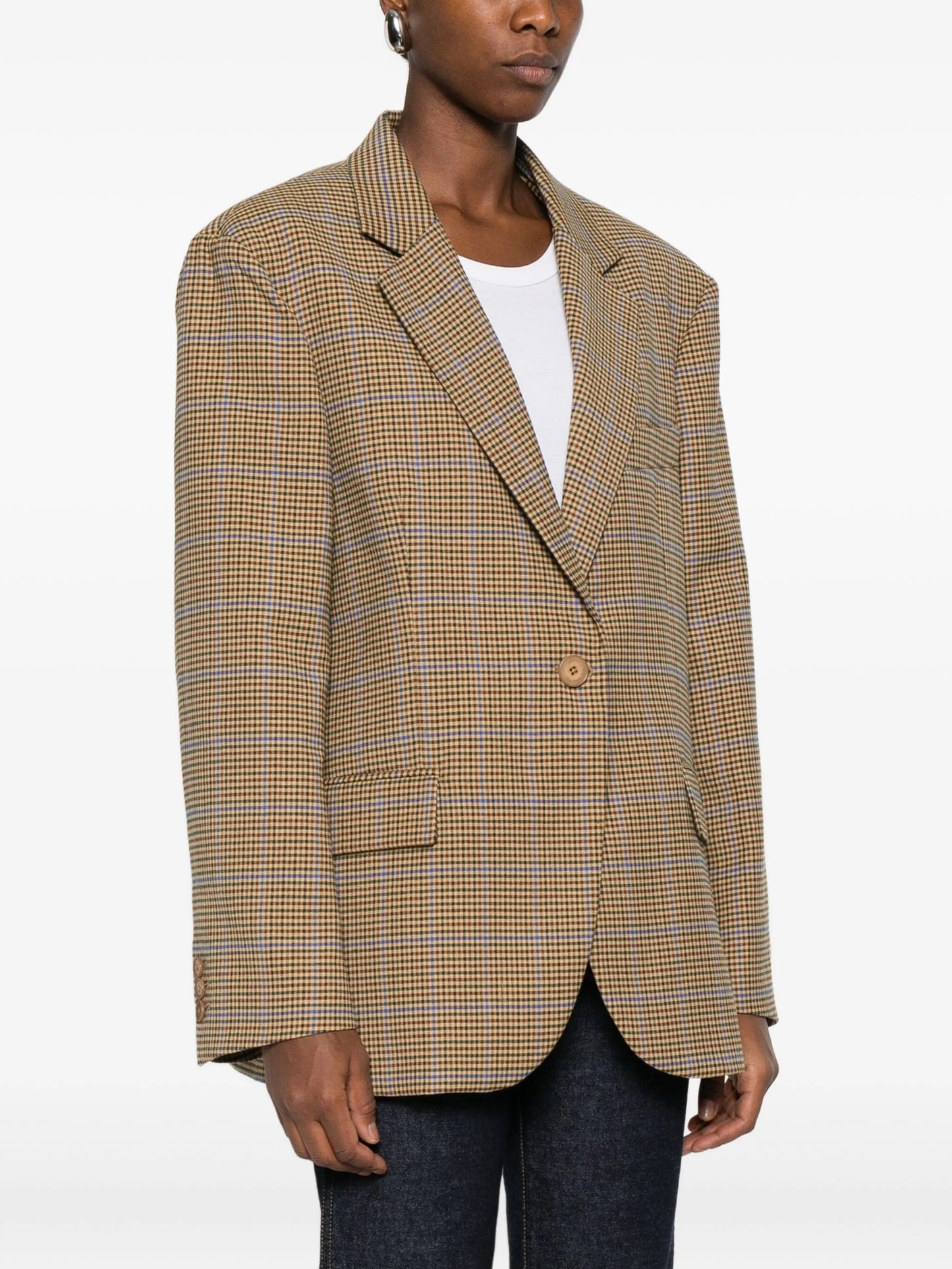 Lyra houndstooth check blazer
