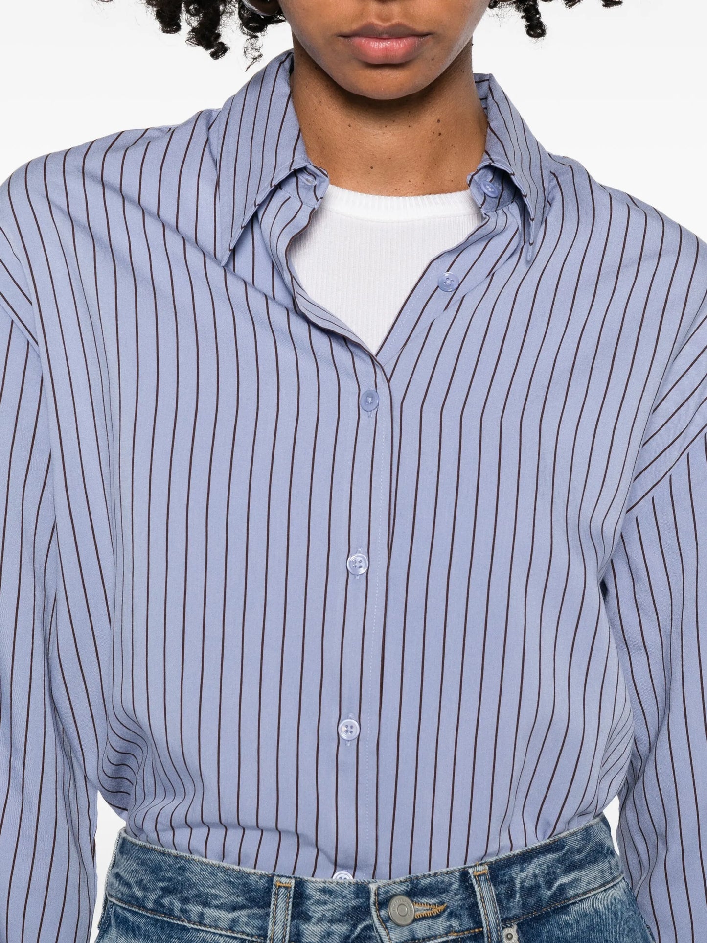 striped Peri shirt