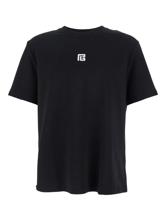 logo-embroidered crew-neck T-shirt