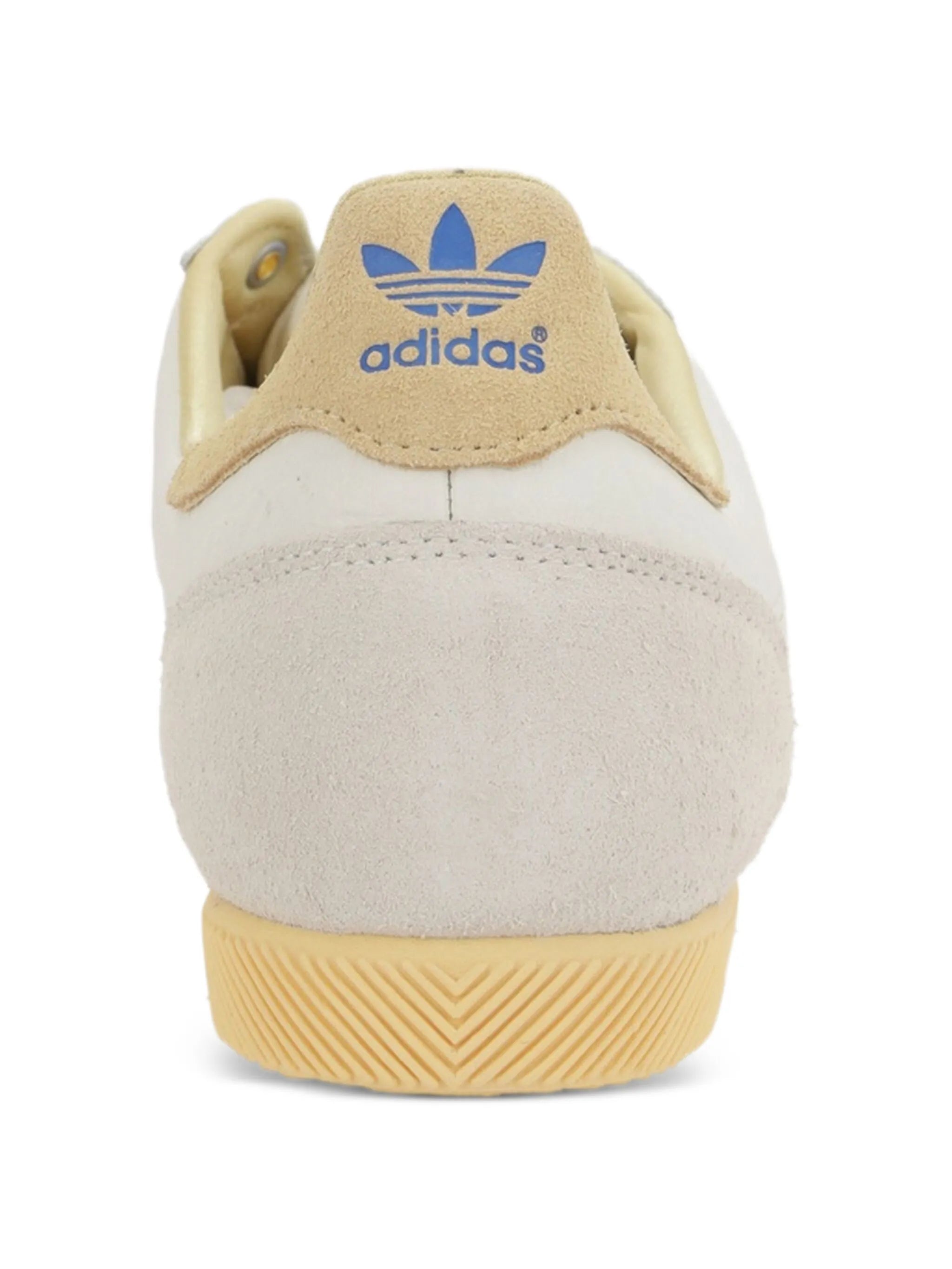 three-stripe suede-detail sneakers