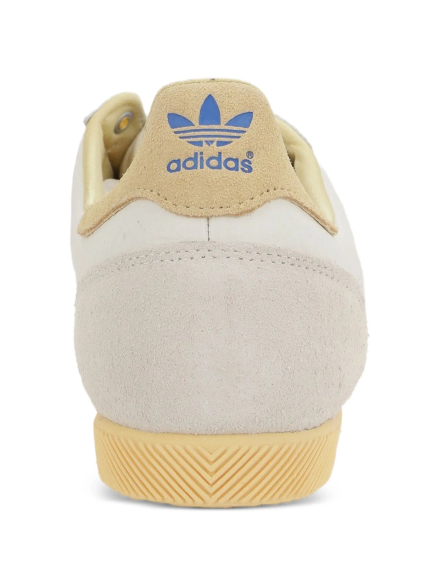 three-stripe suede-detail sneakers