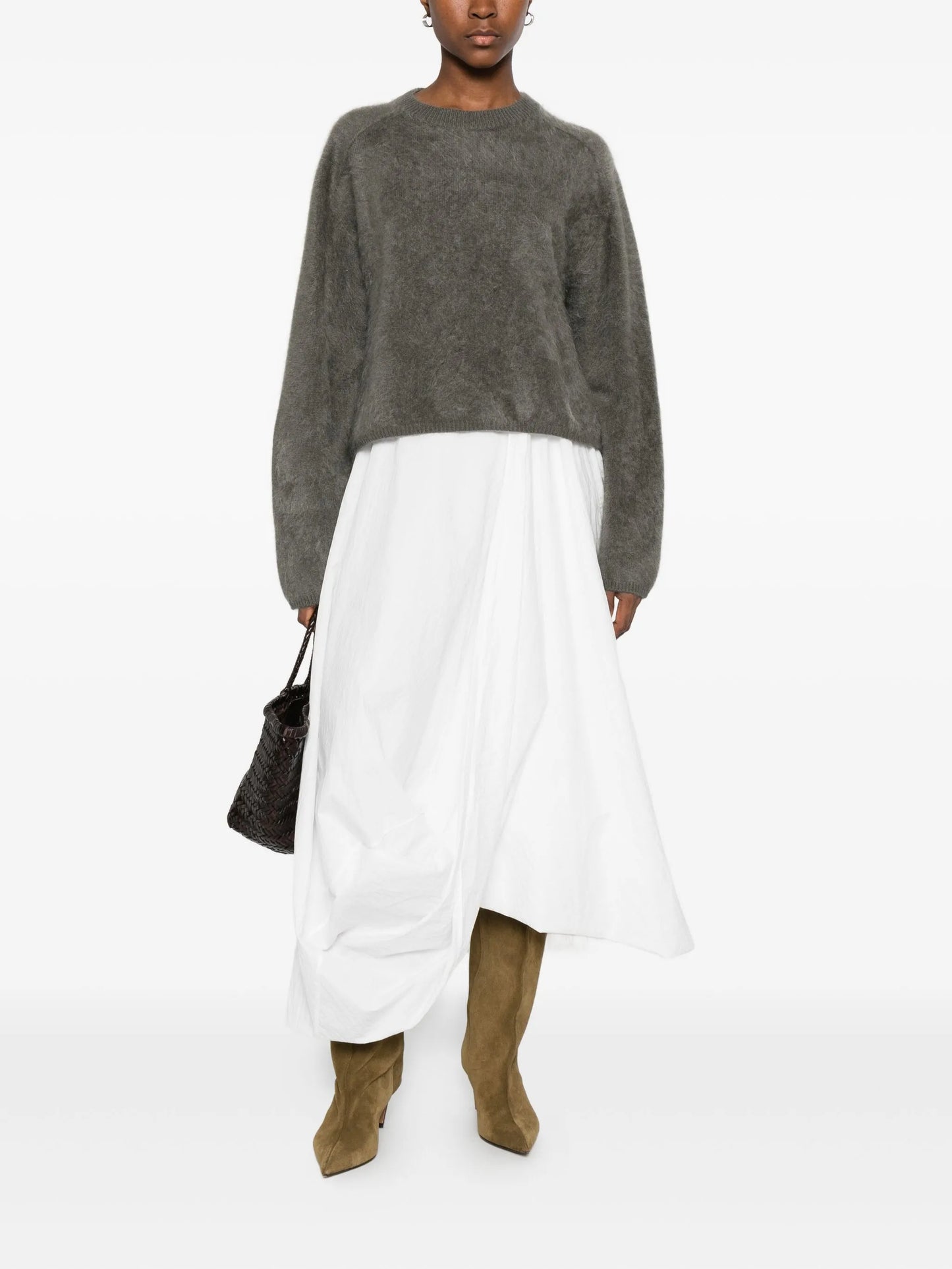 crew-neck cashmere sweater