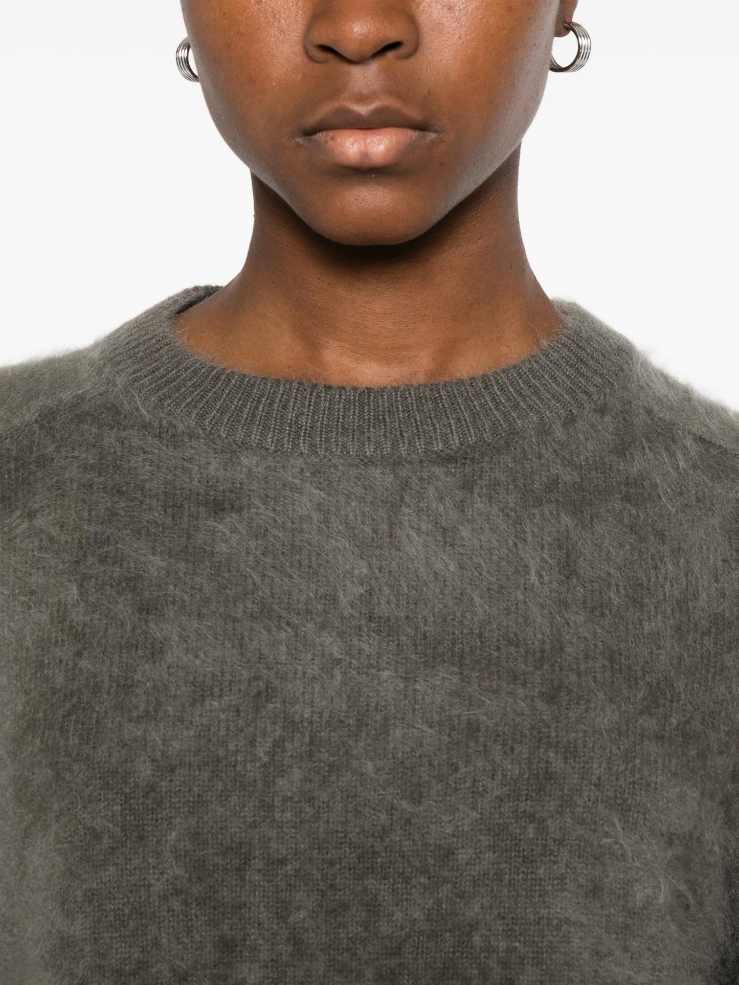 crew-neck cashmere sweater