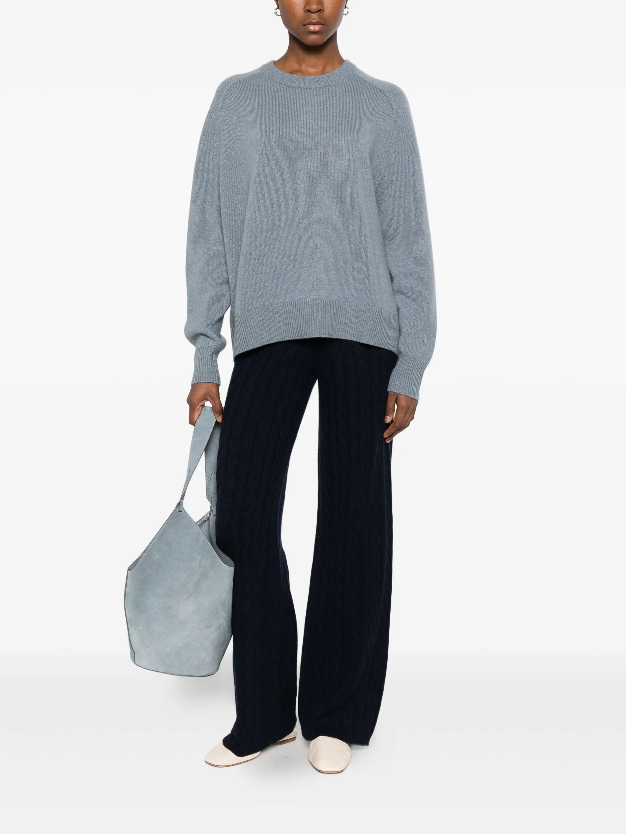 Boyfriend knit crew neck