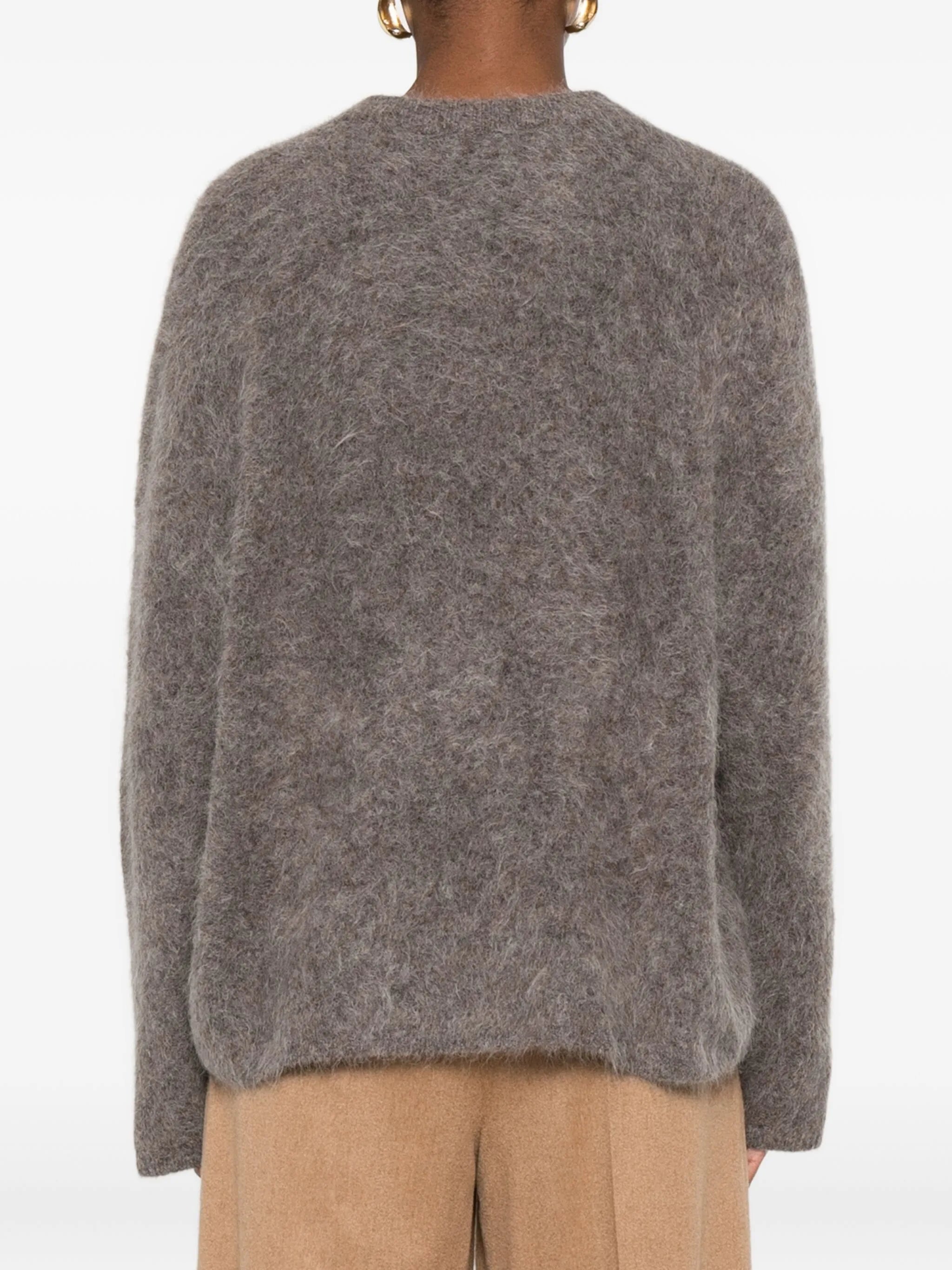 Alpaca crew neck knitwear