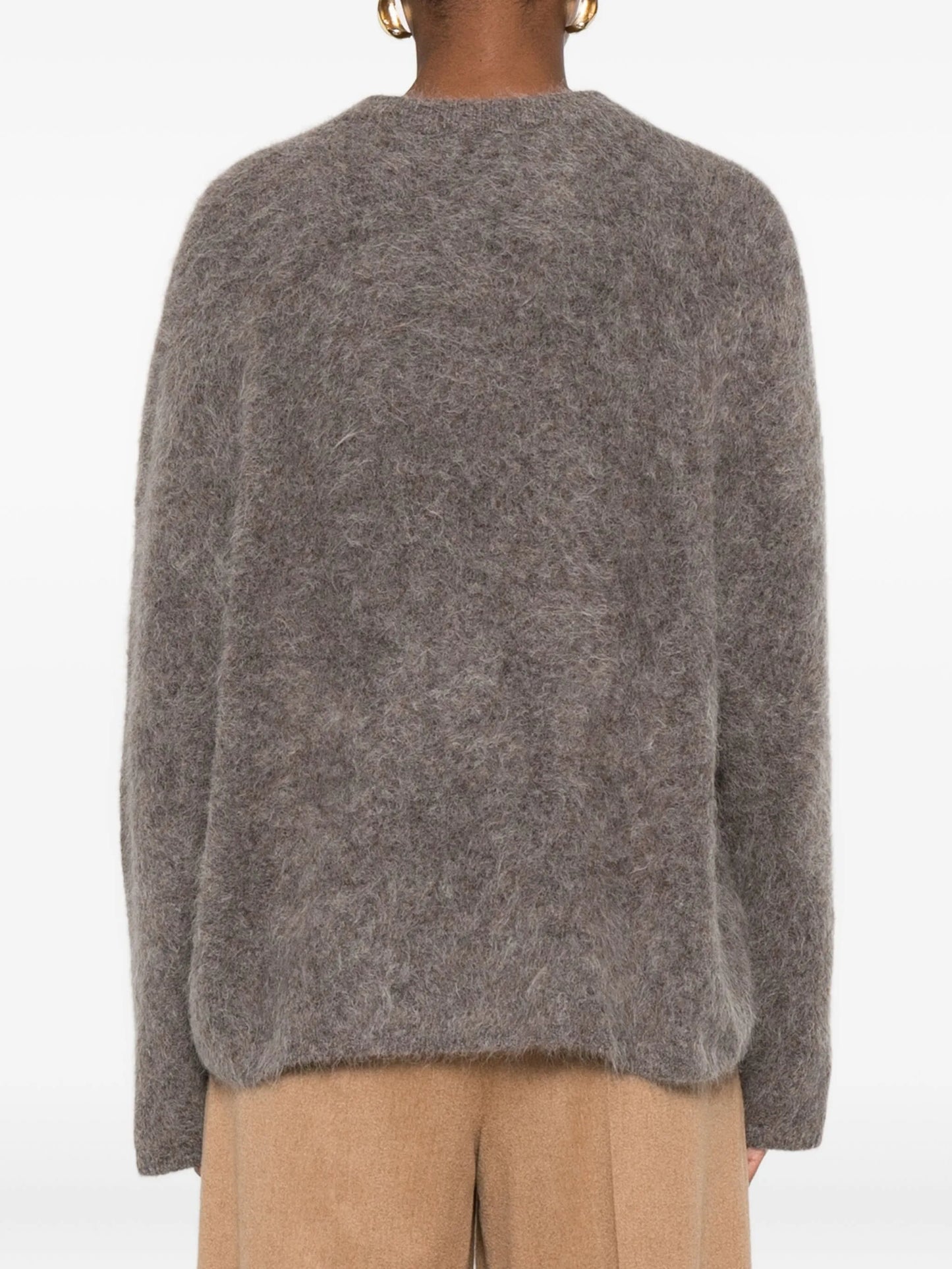 Alpaca crew neck knitwear