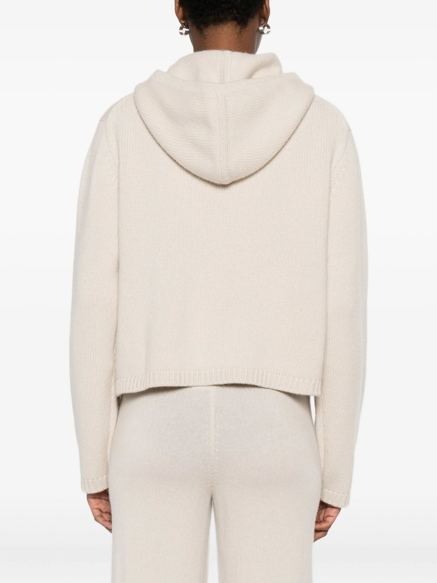 Chunky cashmere hoodie