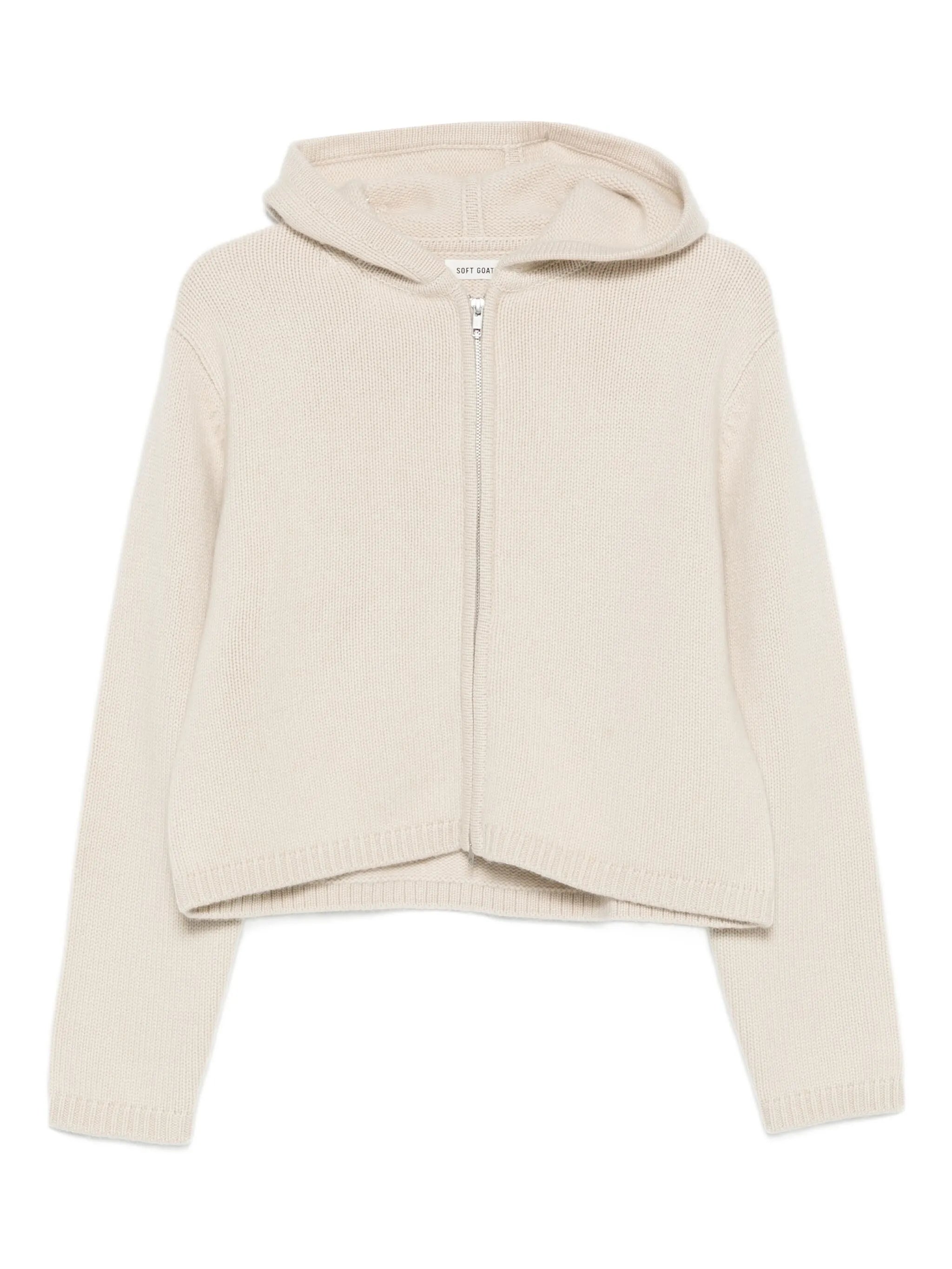 Chunky cashmere hoodie
