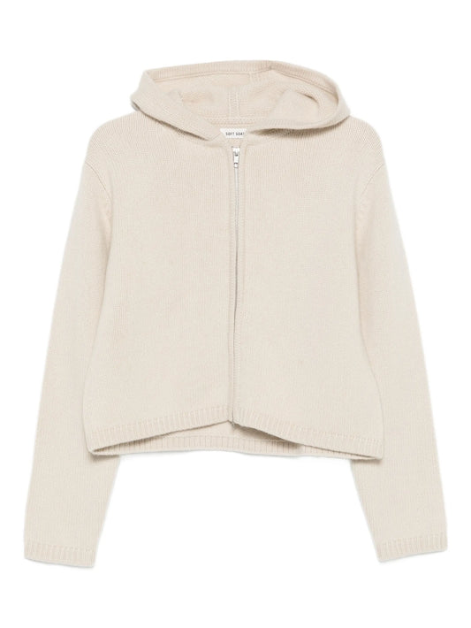 Chunky cashmere hoodie