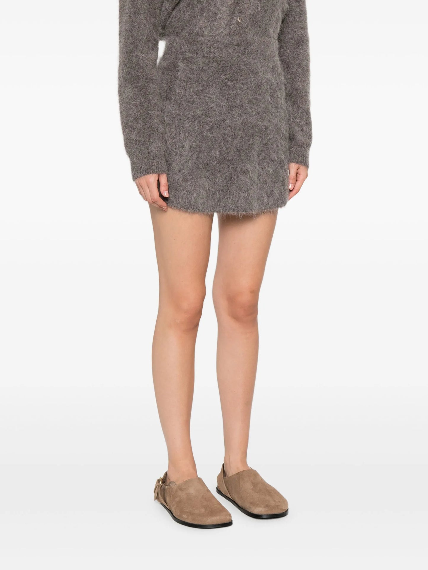 woven midi skirt