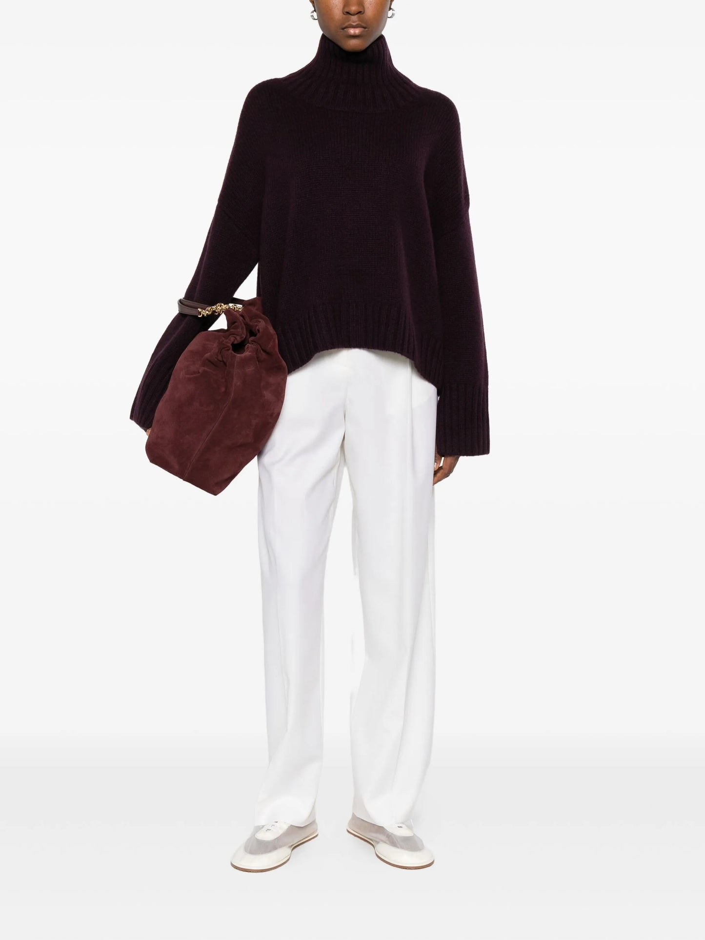 Girlfriend knit turtle neck