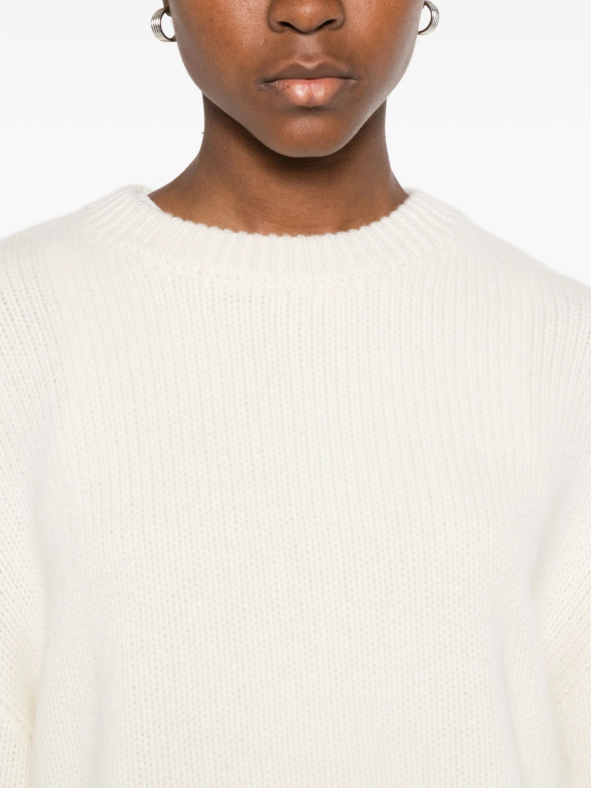 Knit chunky crewneck relaxed fit