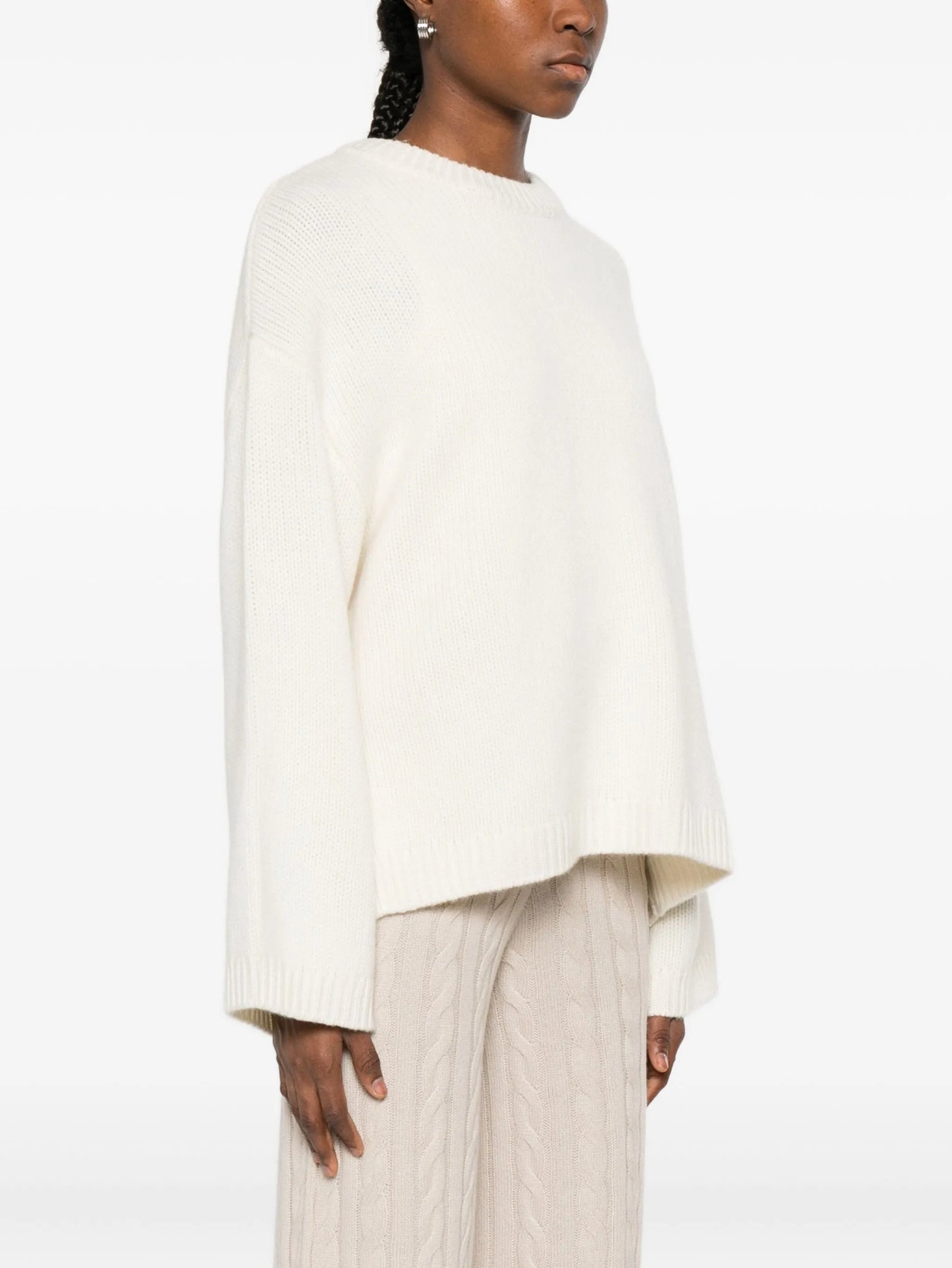 Knit chunky crewneck relaxed fit