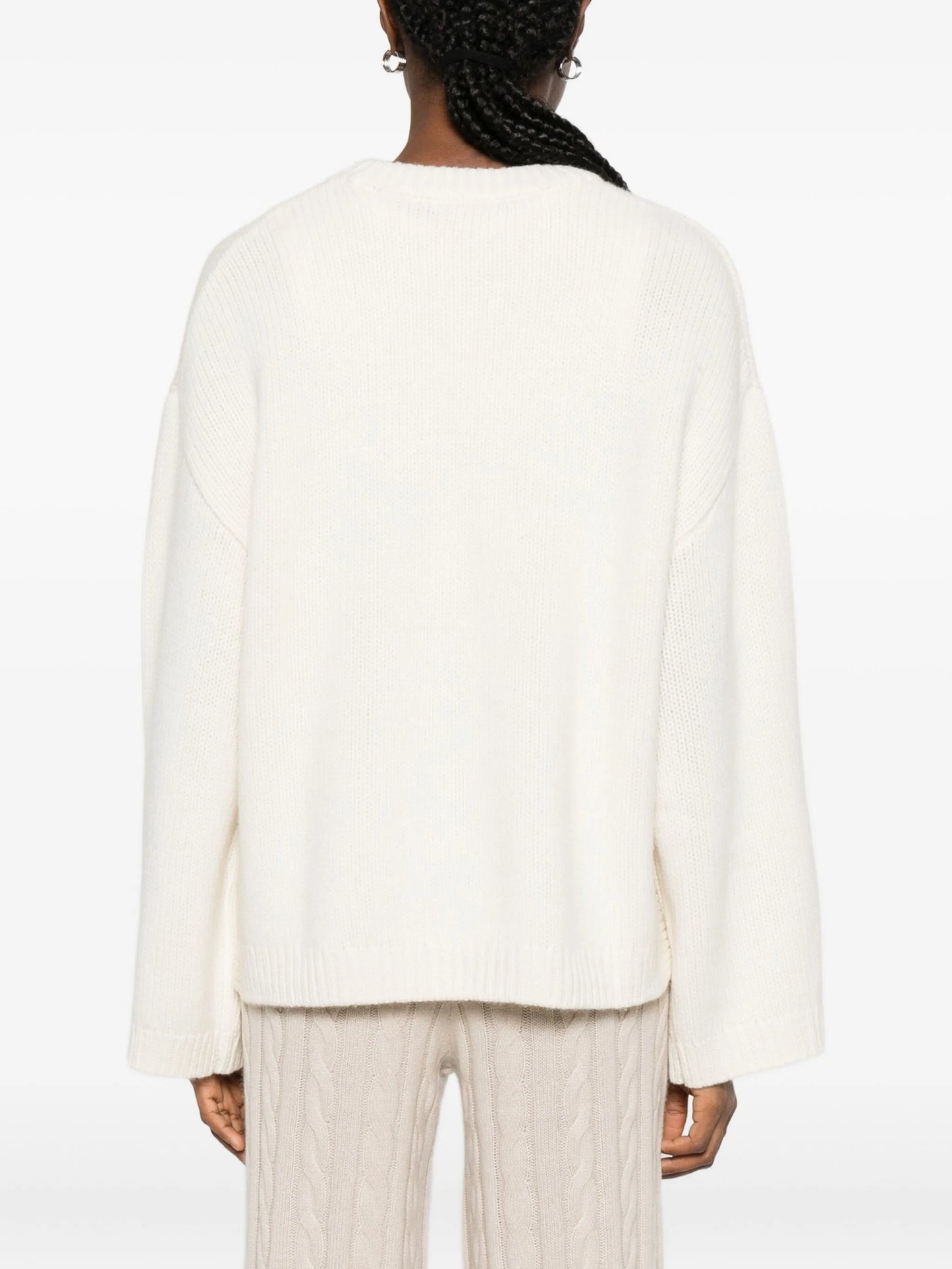 Knit chunky crewneck relaxed fit