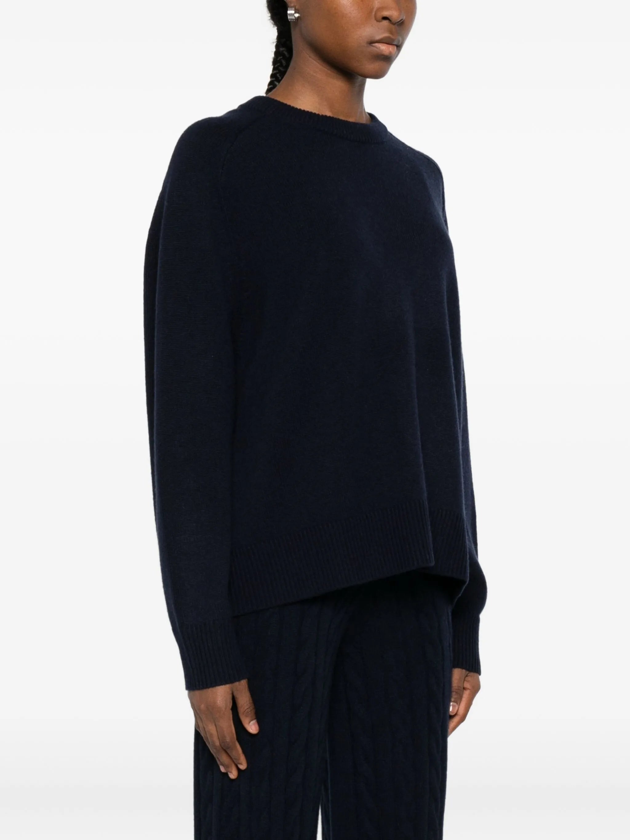 Boyfriend knit crew neck