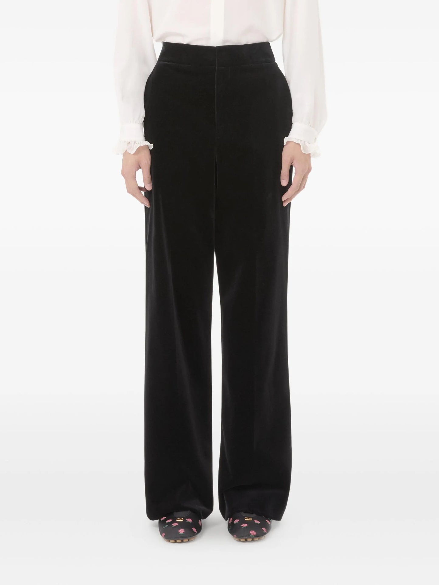 velvet trousers