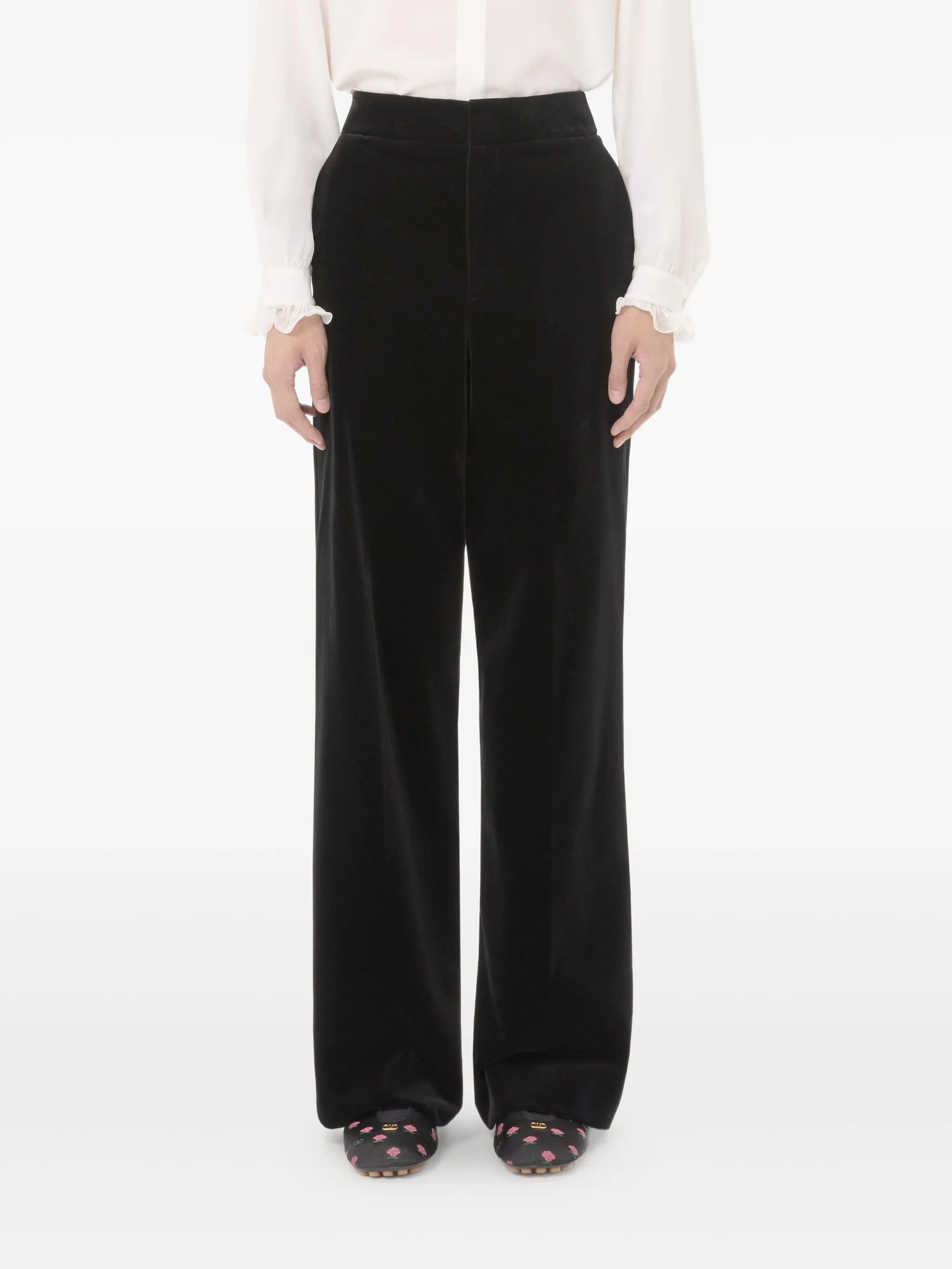 velvet trousers