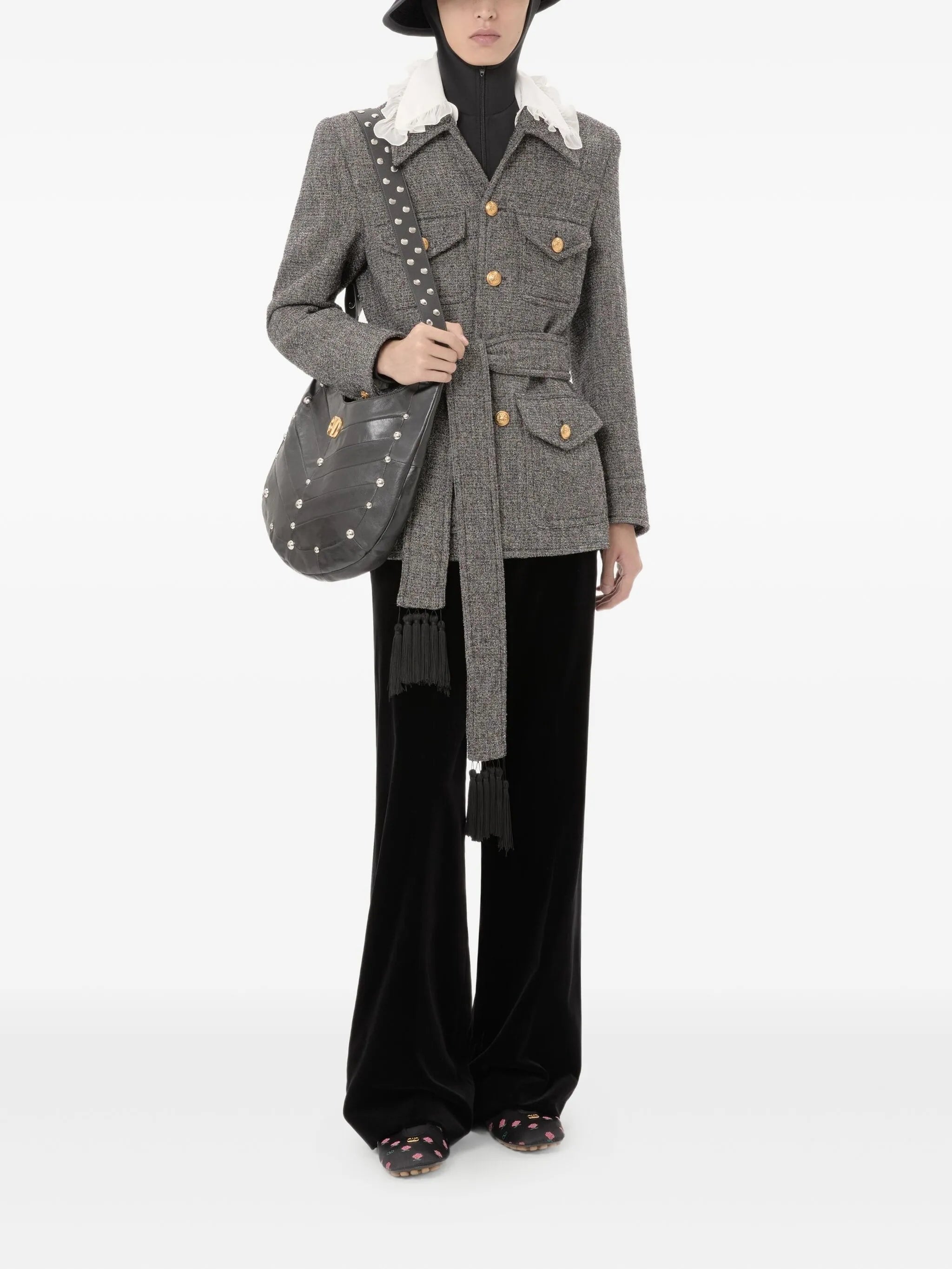 velvet trousers