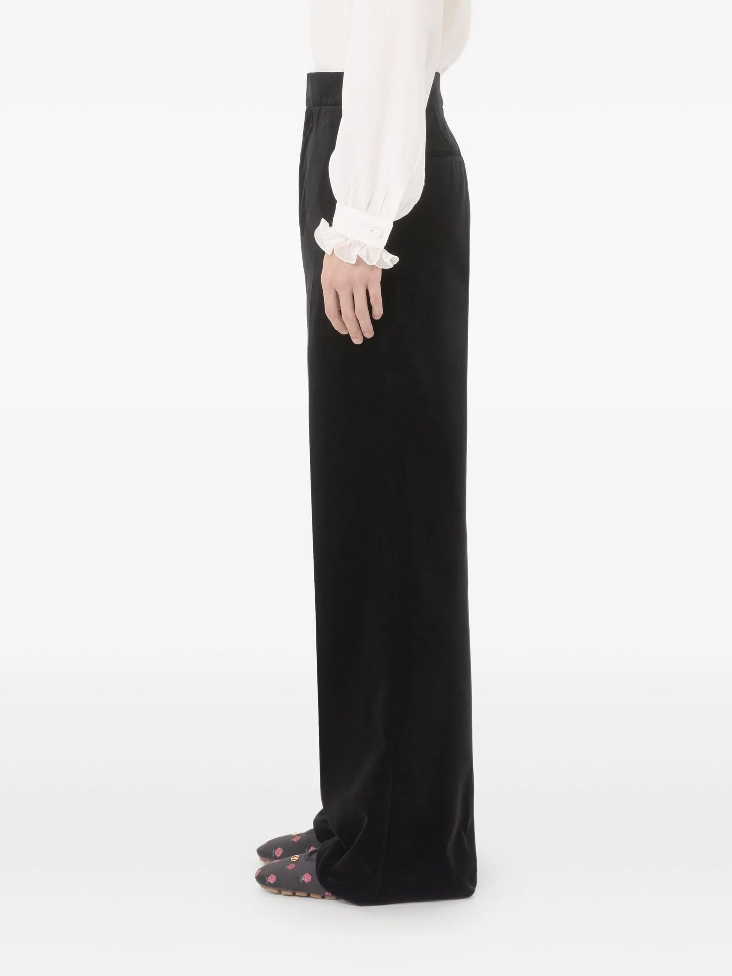 velvet trousers