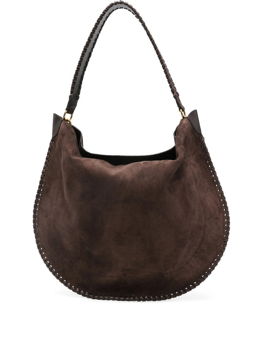 Oskan suede shoulder bag