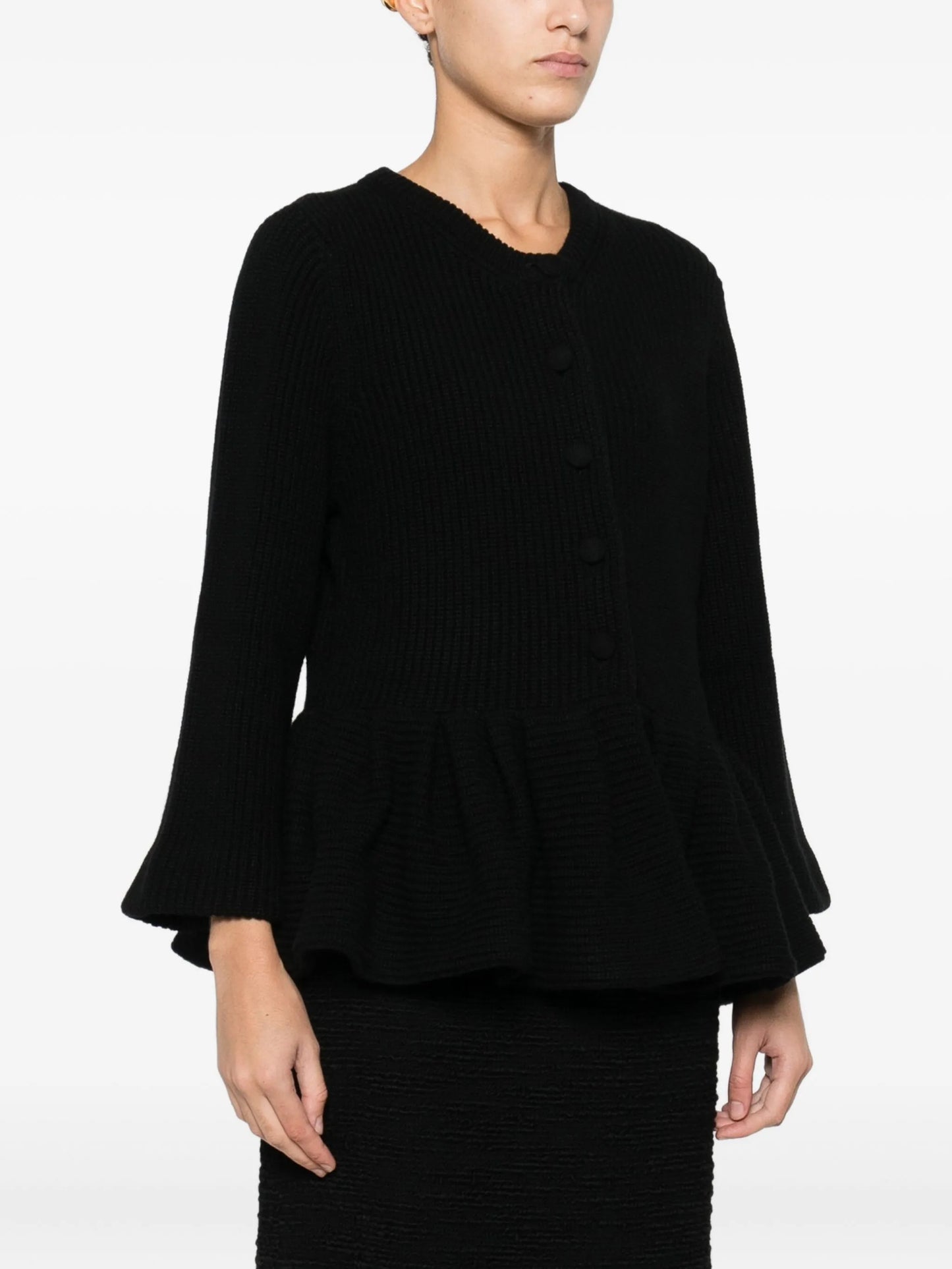 peplum cardigan