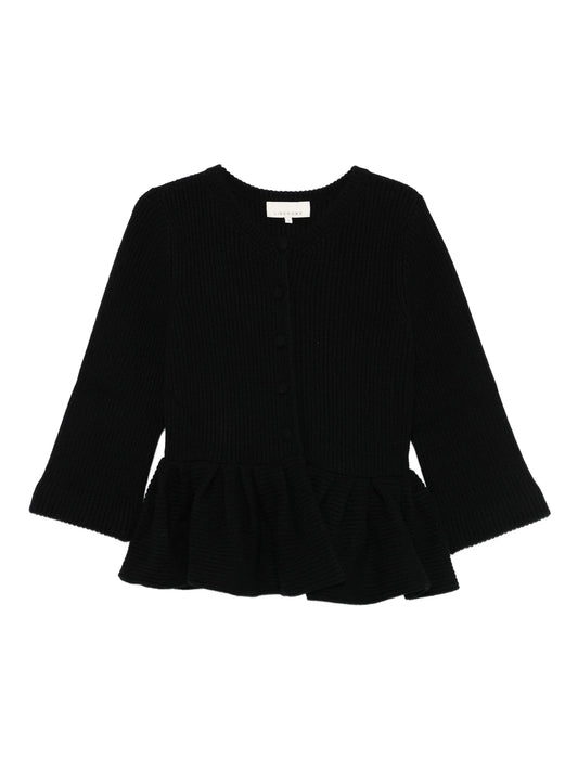 peplum cardigan