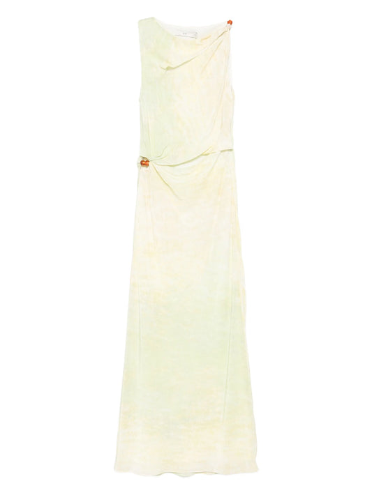 slit-detail gown